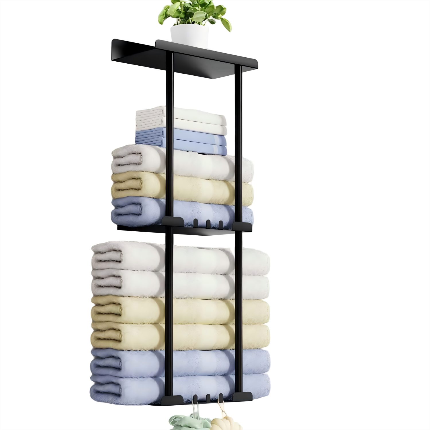 Refined Living Handtuchhalter Wand Handtuchhalter, Bad Handtuchregal, Ohne günstig online kaufen