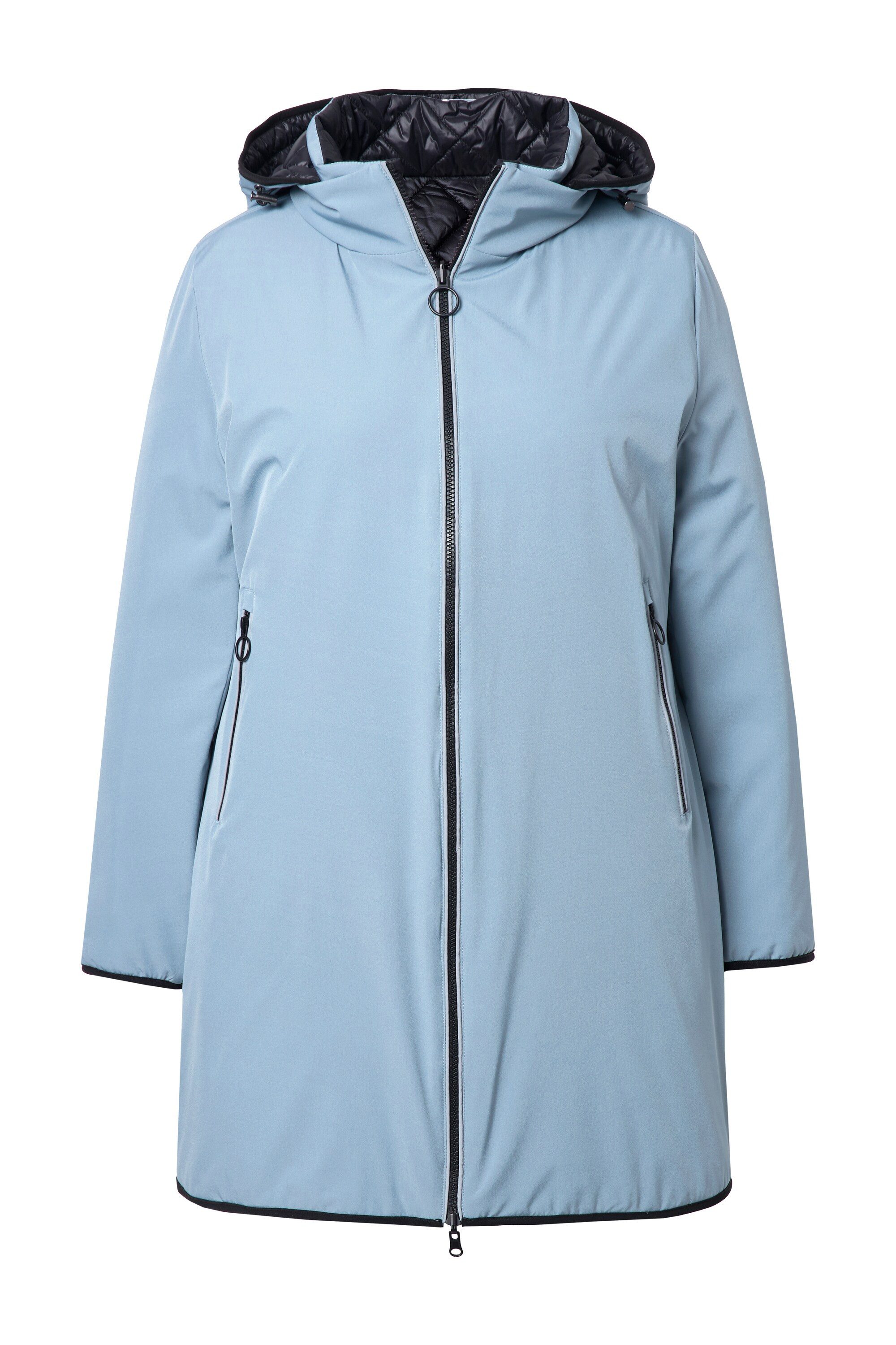 Ulla Popken Funktionsjacke HYPRAR Wende-Steppjacke wasserdicht 2-Wege Zippe günstig online kaufen