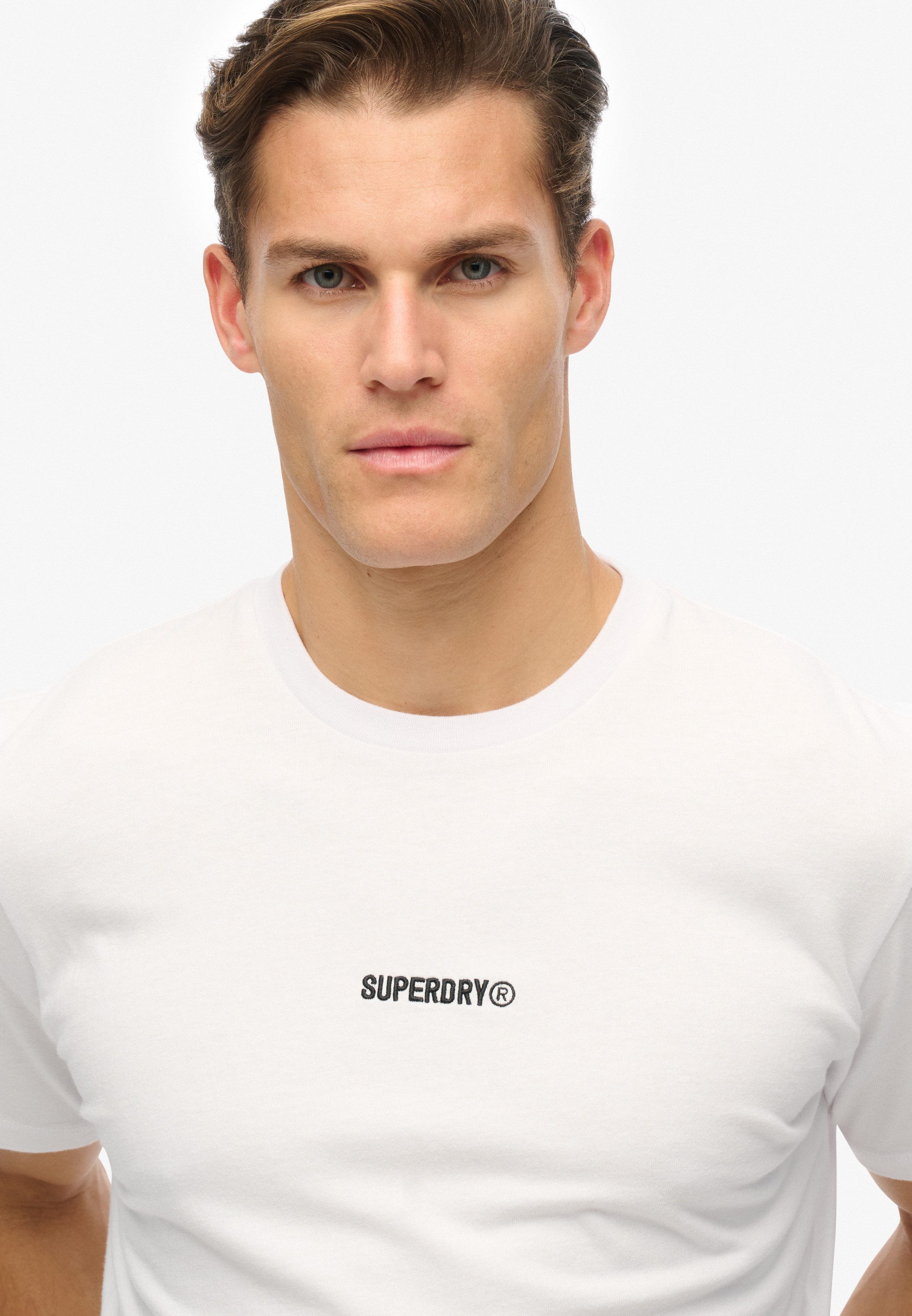 Superdry Rundhalsshirt MICRO LOGO T SHIRT günstig online kaufen
