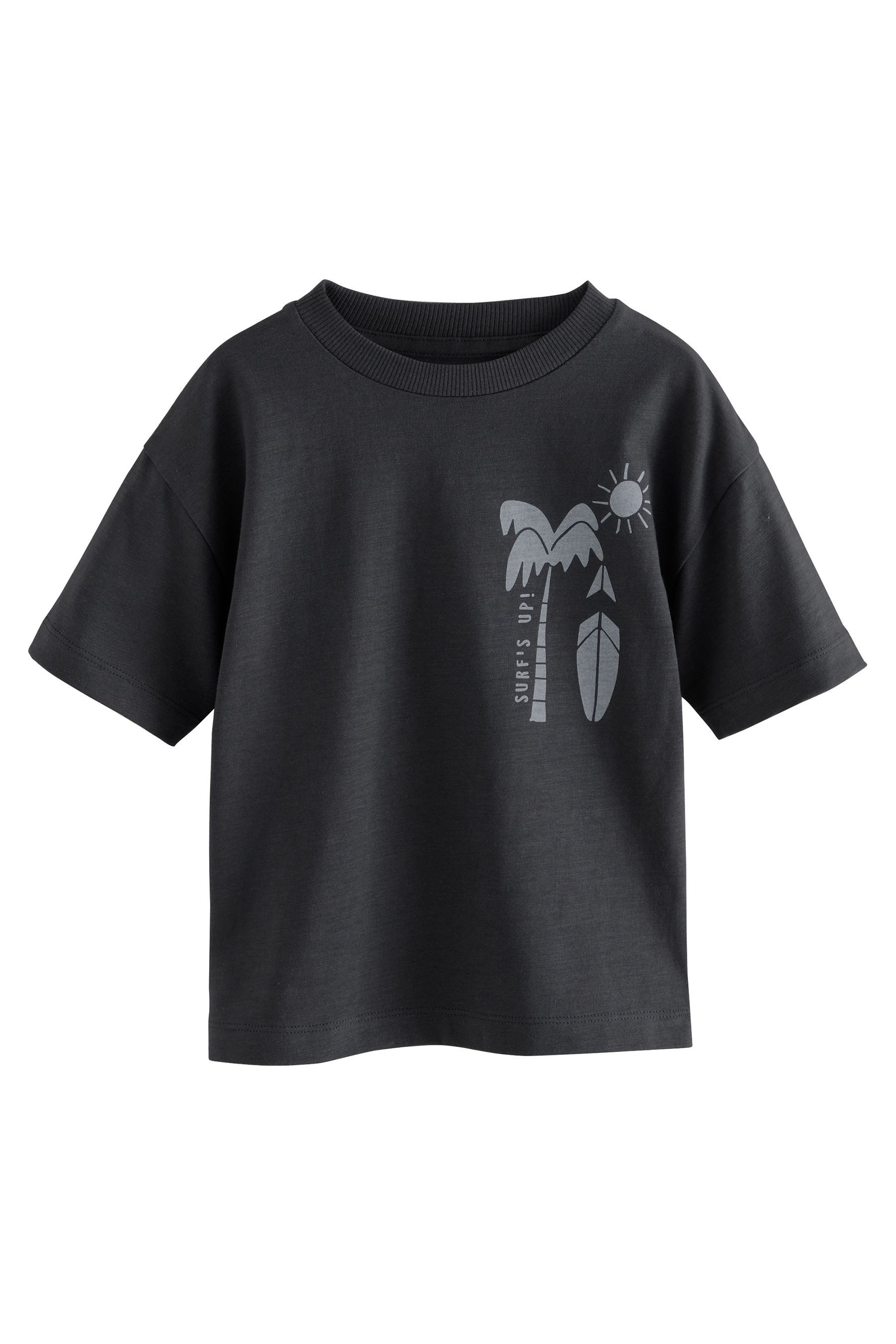 Next T-Shirt 3er-Pack Kurzarm-T-Shirts aus 100 % günstig online kaufen