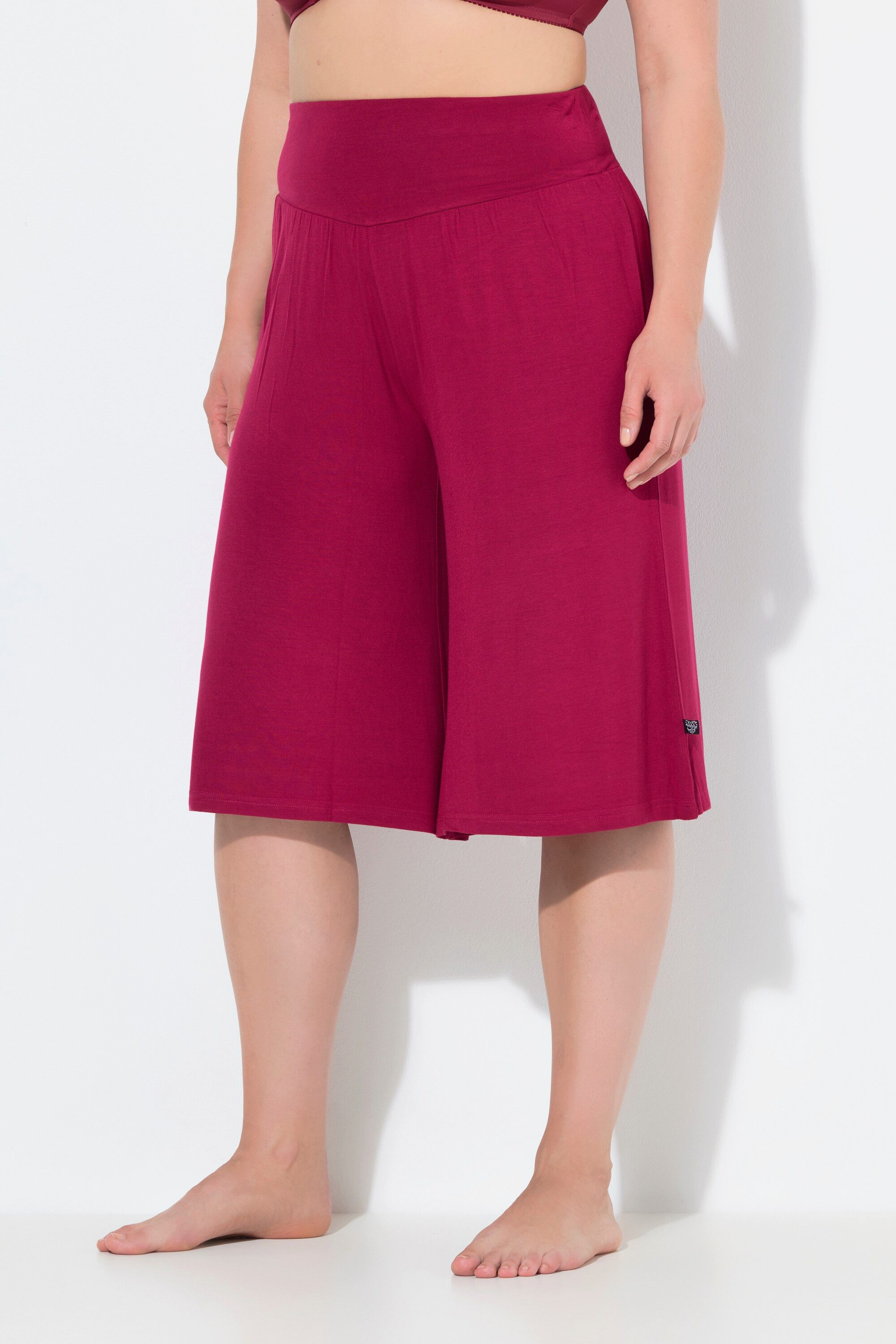 Ulla Popken Shorts Bermuda weites gerades Bein Elastikbund günstig online kaufen