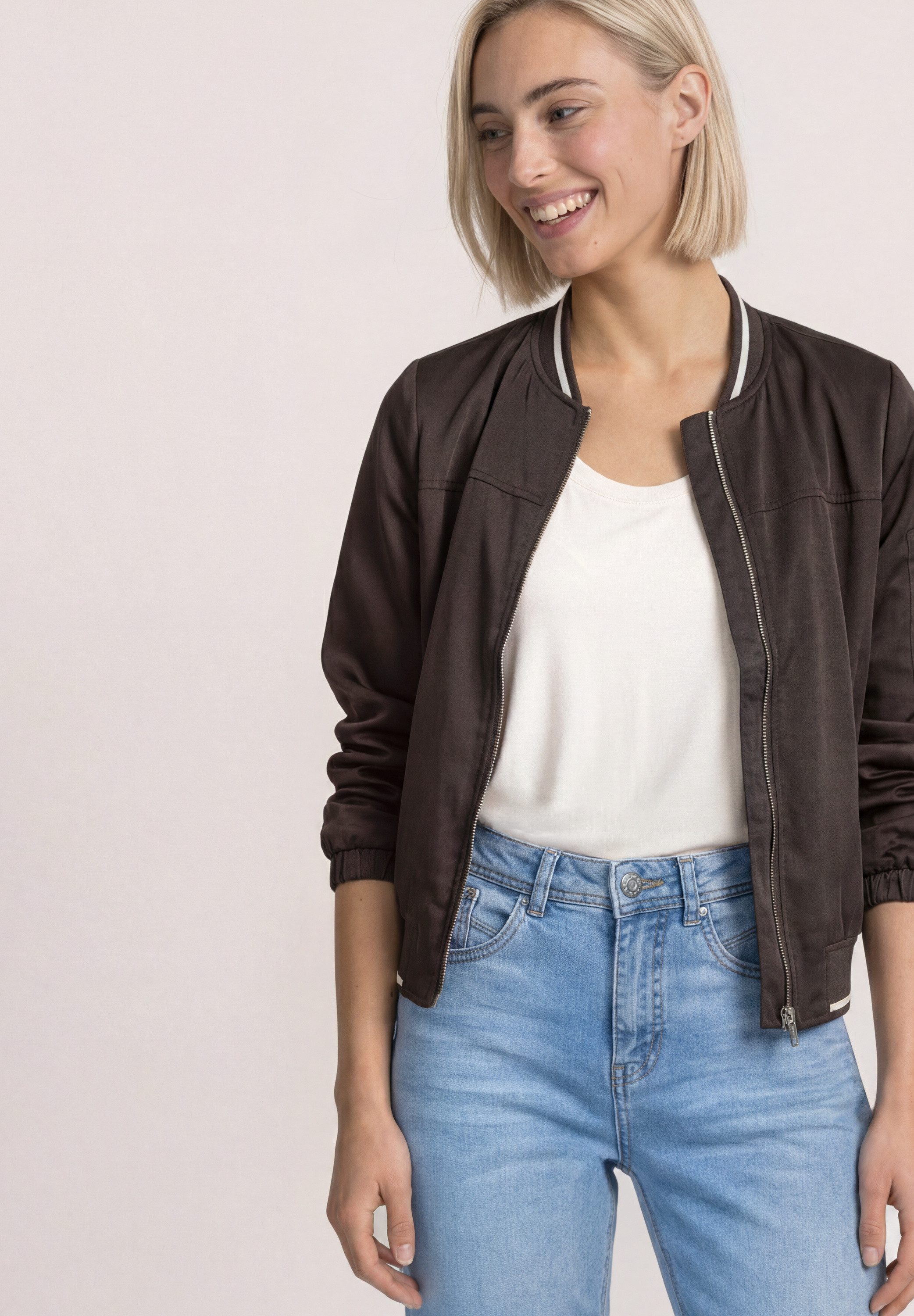 STREET ONE Blouson mit Elastiksaum