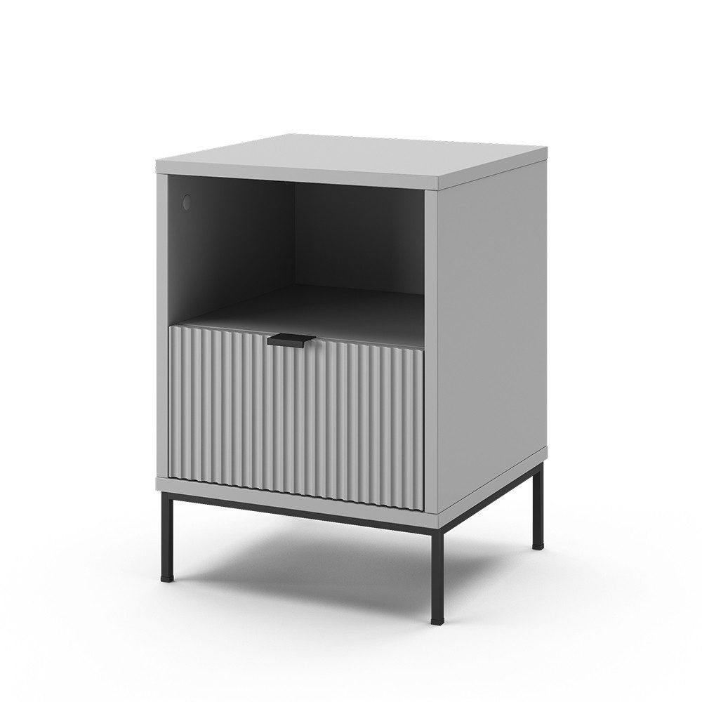Vicco Nachtschrank Eliza, Grau, 40 x günstig online kaufen