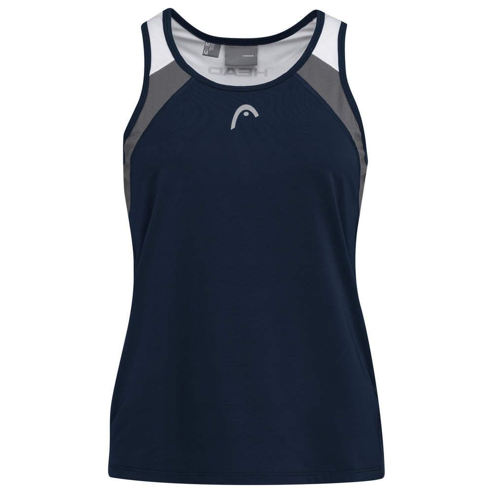 Tanktop Tennis-Tank Top Club (Racer Back, modern) dunkelblau/weiss Mädchen