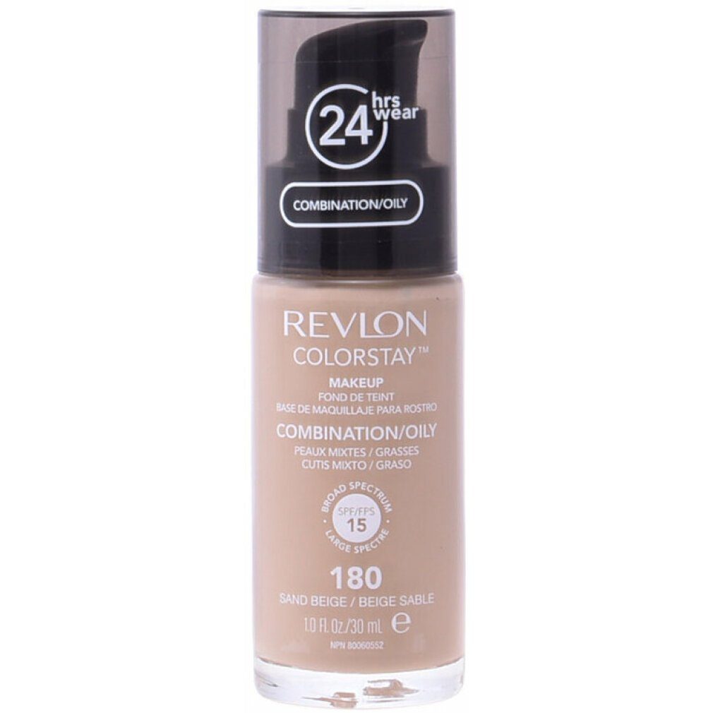 Revlon Foundation Colorstay Foundation Combination/Oily 180-Sand Beige 30ml