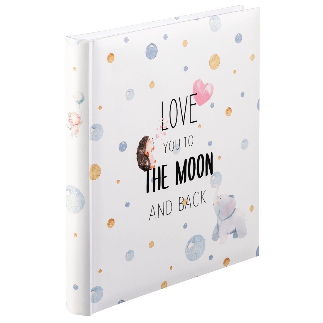 Hama Fotoalbum Buch Album "To The Moon", 29x32 cm, 60 weiße Seiten, Liebe, 300 Fotos