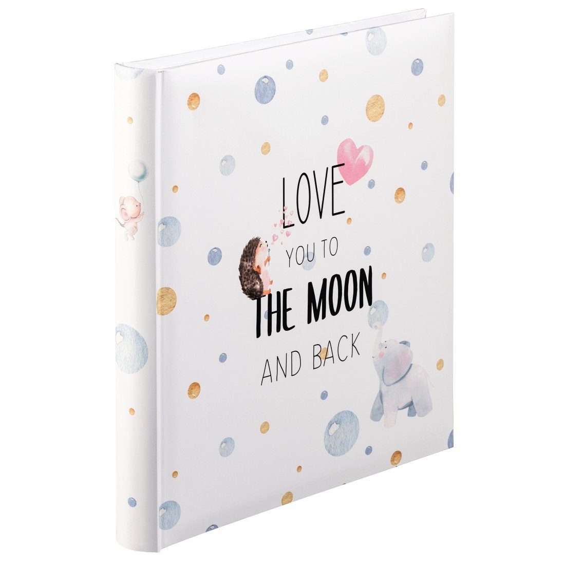 Hama Fotoalbum Buch Album "To The Moon", 29x32 cm, 60 weiße Seiten, Liebe, 240 Fotos