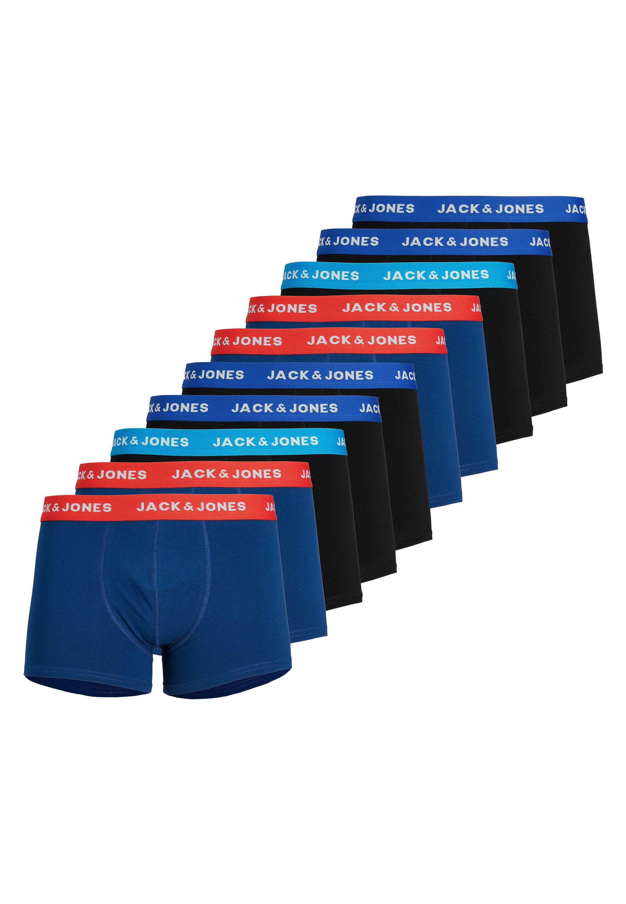Jack & Jones Retro Boxer 10er Pack Jacsolid (Spar-Set, 10-St) Retro Short / günstig online kaufen