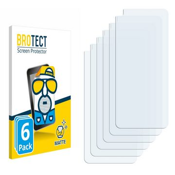 BROTECT Schutzfolie für Tecno Spark 7 Pro, Displayschutzfolie, 6 Stück, Folie matt entspiegelt