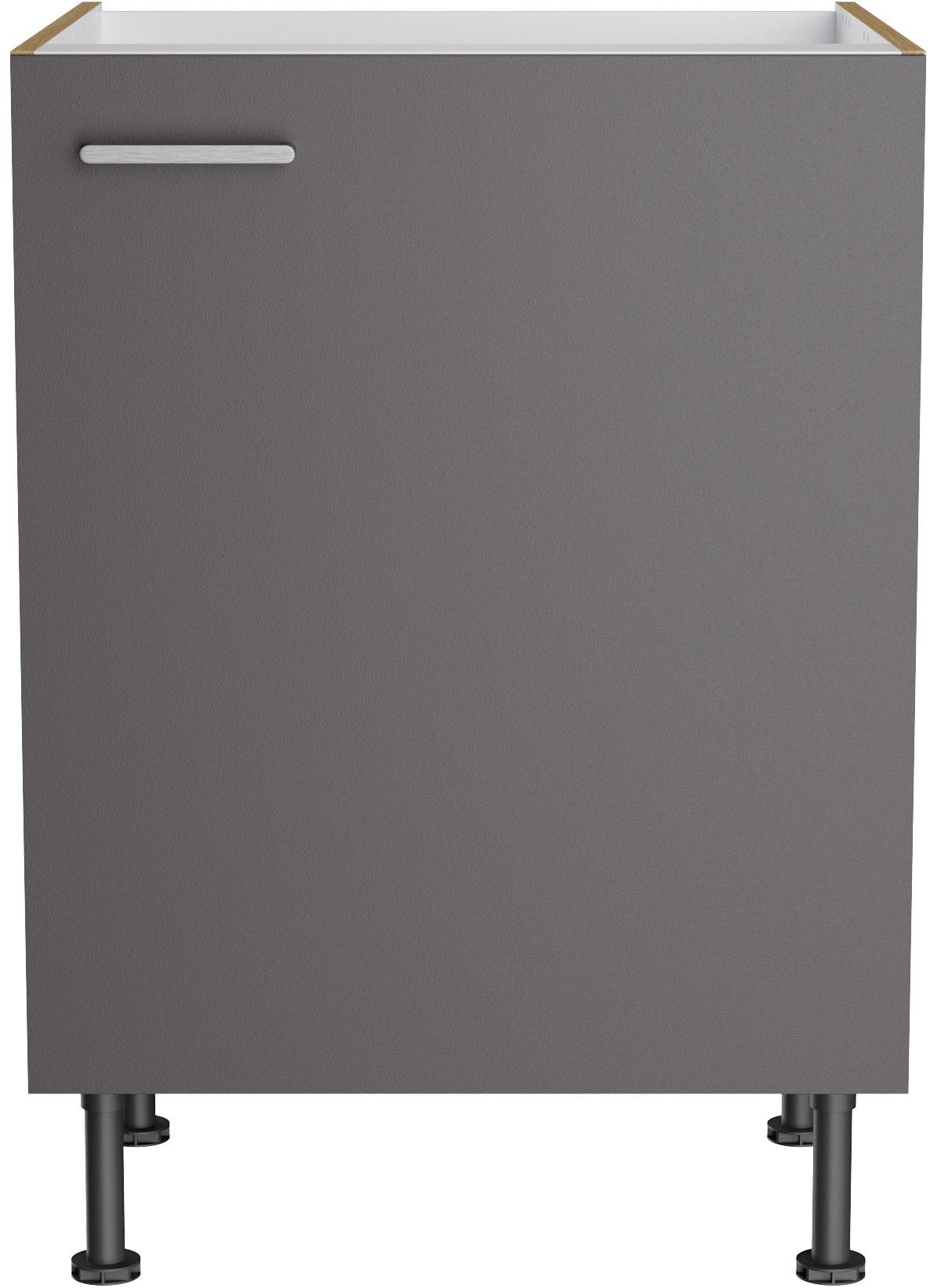 KOCHSTATION Spülenschrank KS-Lucy Breite 60 cm, mit 1 Tür, höhenverstellbare Füße, Soft-Close