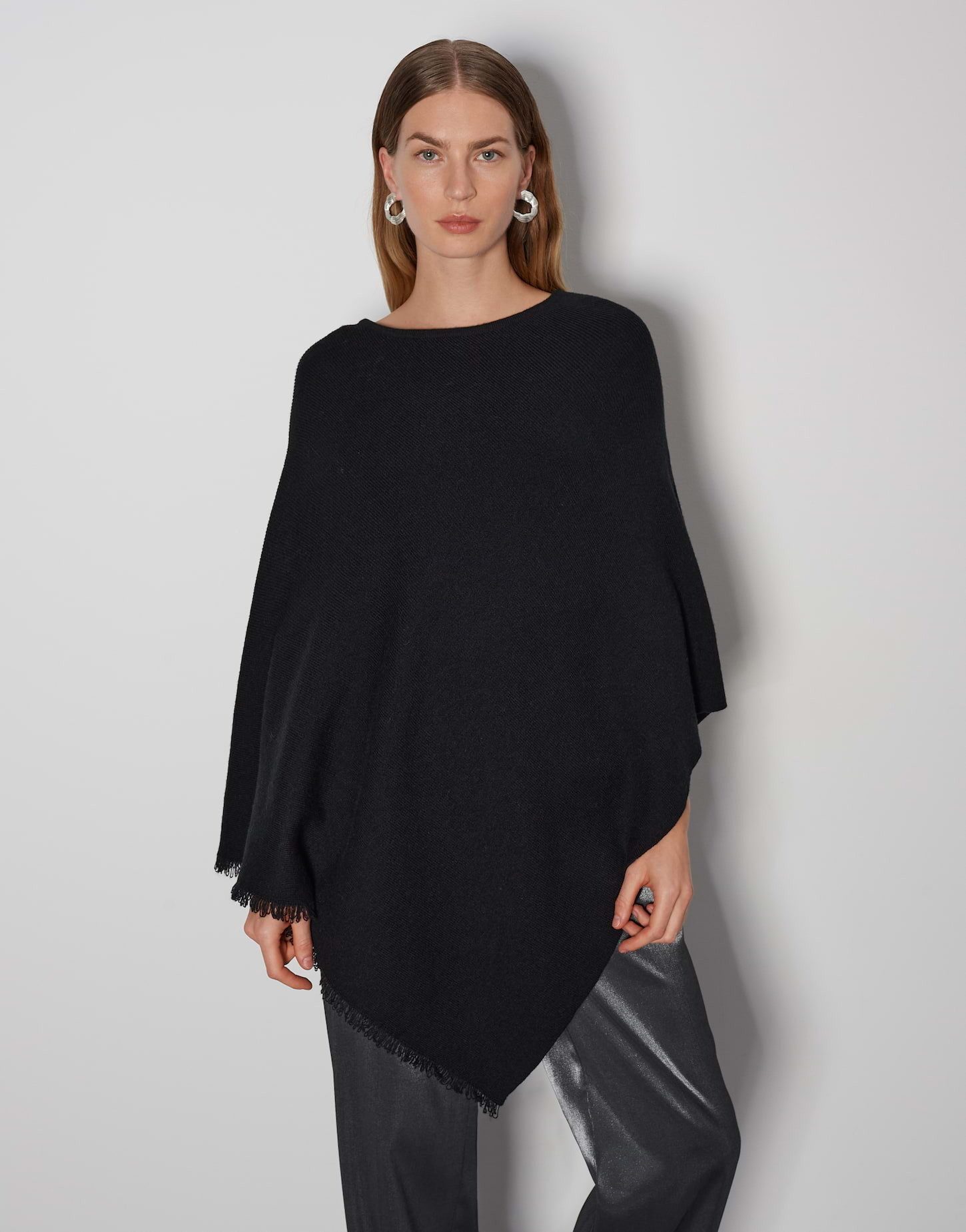 someday Poncho Asymmetrischer Poncho BABIENE aus weichem Woll Mix günstig online kaufen