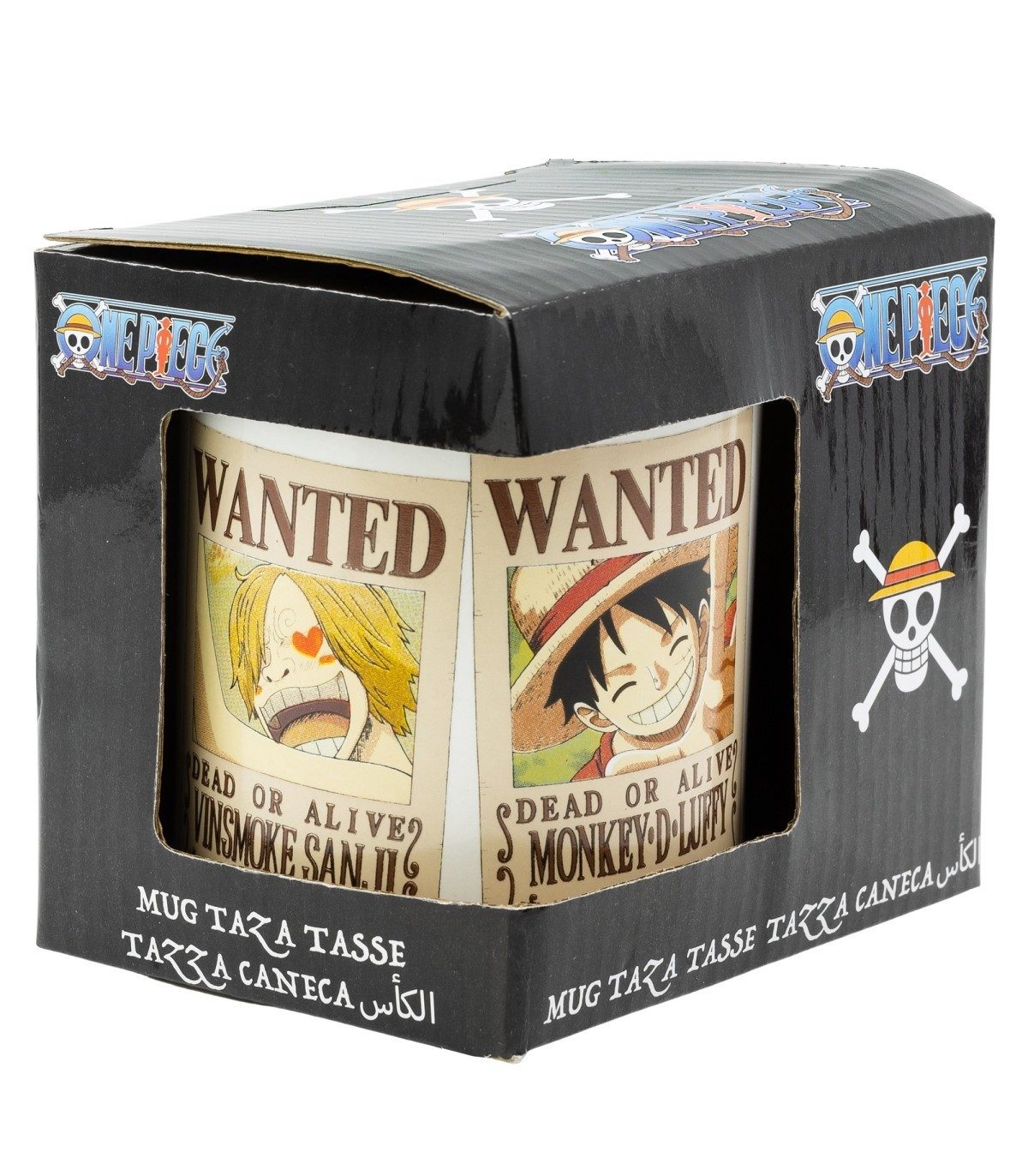 One Piece Tasse 325 ml aus Keramik in Geschenkbox für Kaffee Tee und Kakao, Keramik