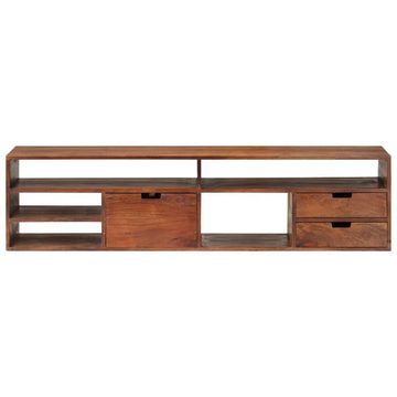 furnicato TV-Schrank 140x30x35 cm Massivholz Akazie