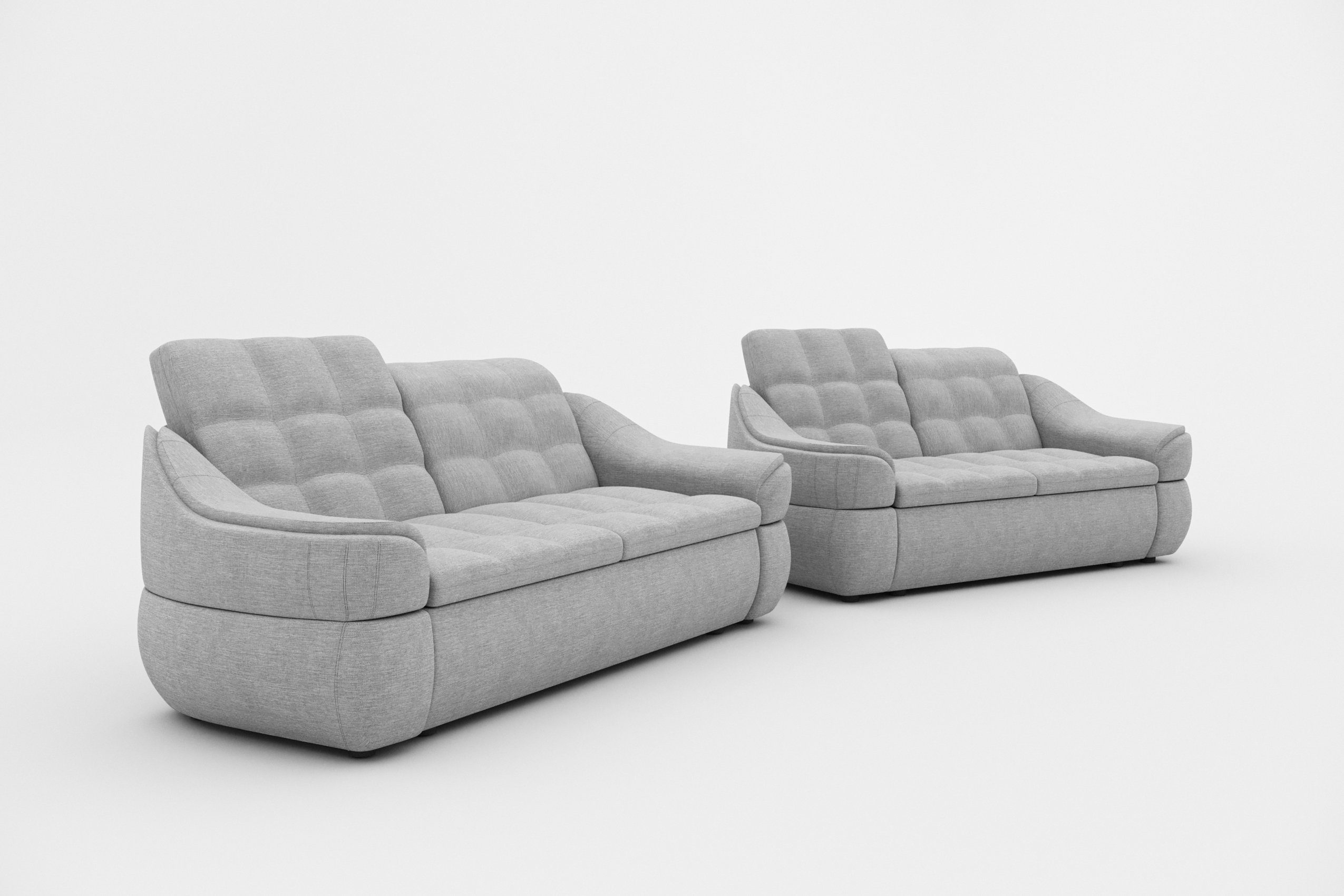 2,5-Sitzer bestehend aus (2-tlg), (Set Alisa, made und Design, Sofa Polstergarnitur Stylefy in Europa Sofa, 2-Sitzer Modern