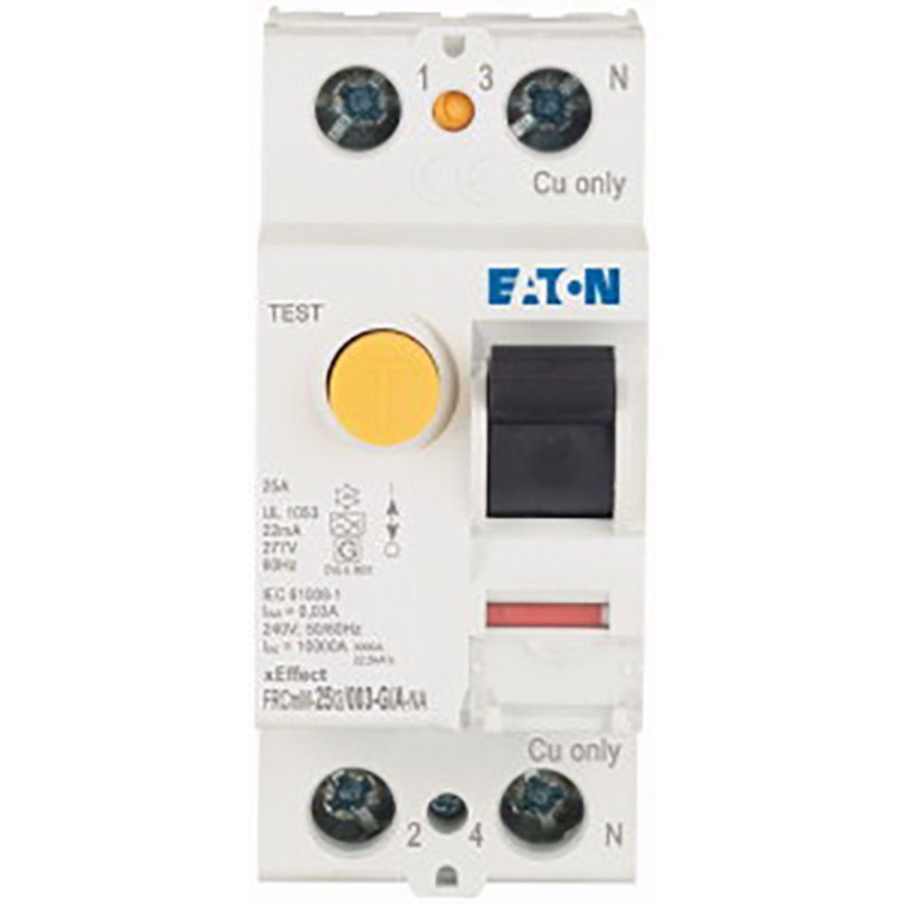 Thumbnail - EATON Sicherheitsrelais Eaton Y7-167119 FRCMM-25/2/003-G/A-NA FI-Schutzschalter 2phasig G/A