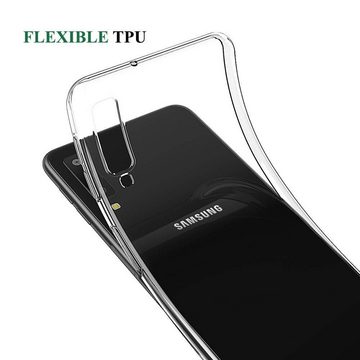 CoverKingz Handyhülle Hülle für Samsung Galaxy A7 (2018) Handyhülle Silikon Case Cover