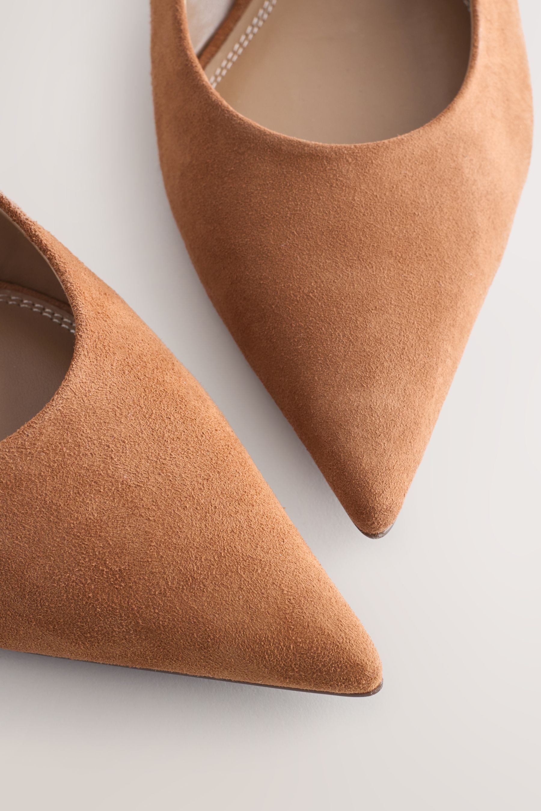 Next Forever Comfort® spitze Slingbacks aus Leder Slingsandale (1-tlg)