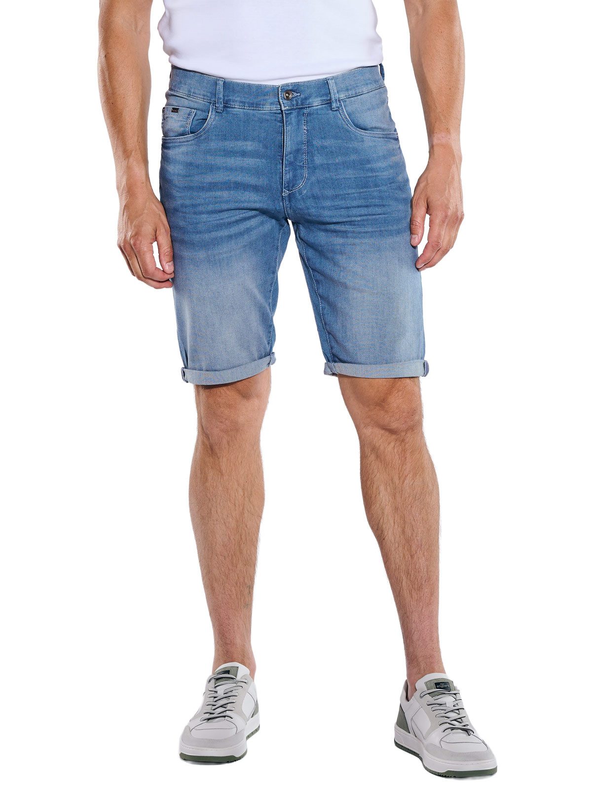Engbers Jeansbermudas Herren Bermuda, Saphirblau