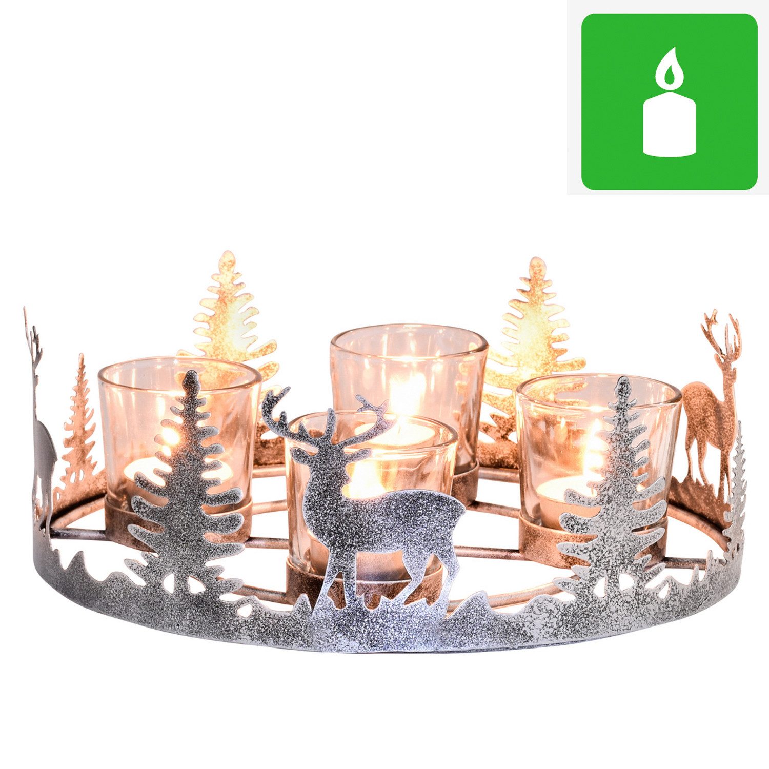 Marrakesch Orient & Mediterran Interior Adventskranz Adventskranz Weihnacht günstig online kaufen