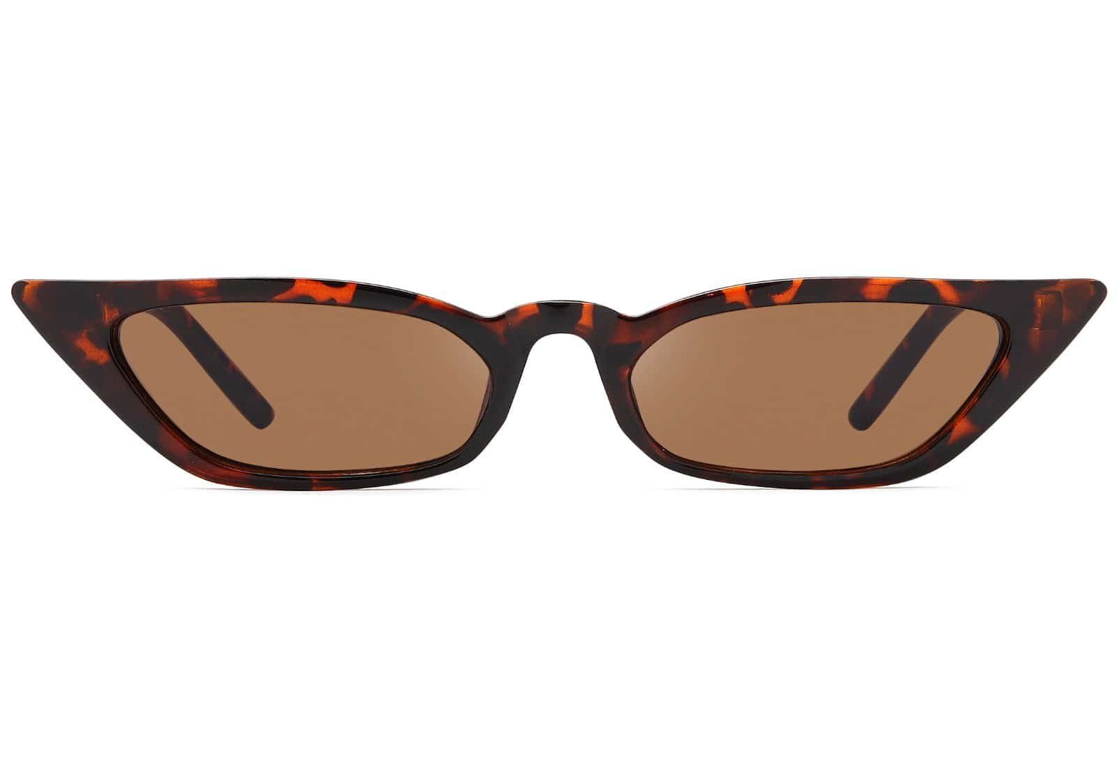 (1-St) Eye Leopard Damen Retrosonnenbrille Cat mit Linsen schwarz Eyewear und BEZLIT Sonnenbrille Designer braunen