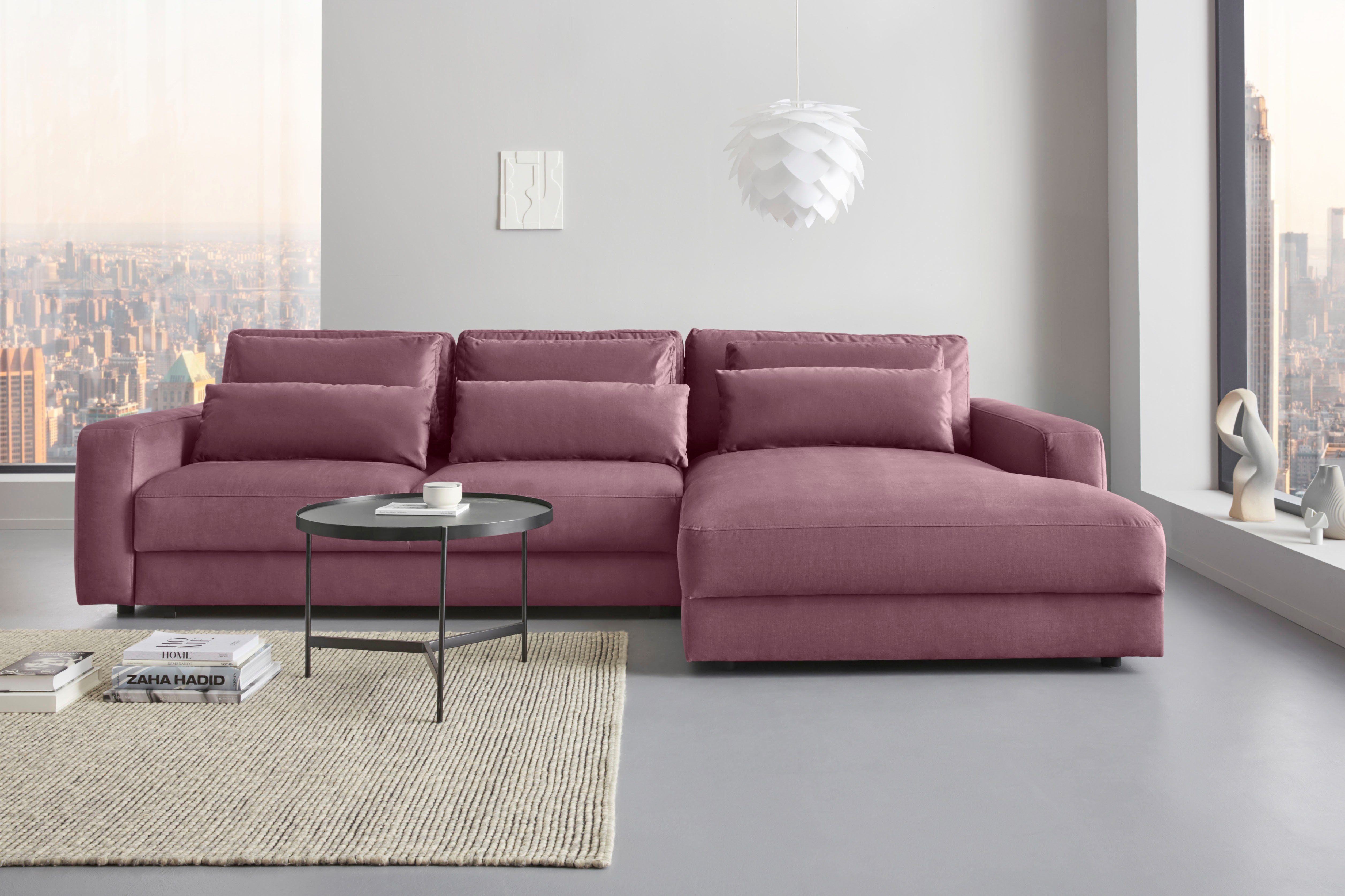 Places of Style Ecksofa "Bloomfield, bequem und elegant, OTTOs Choice, L-Fo günstig online kaufen