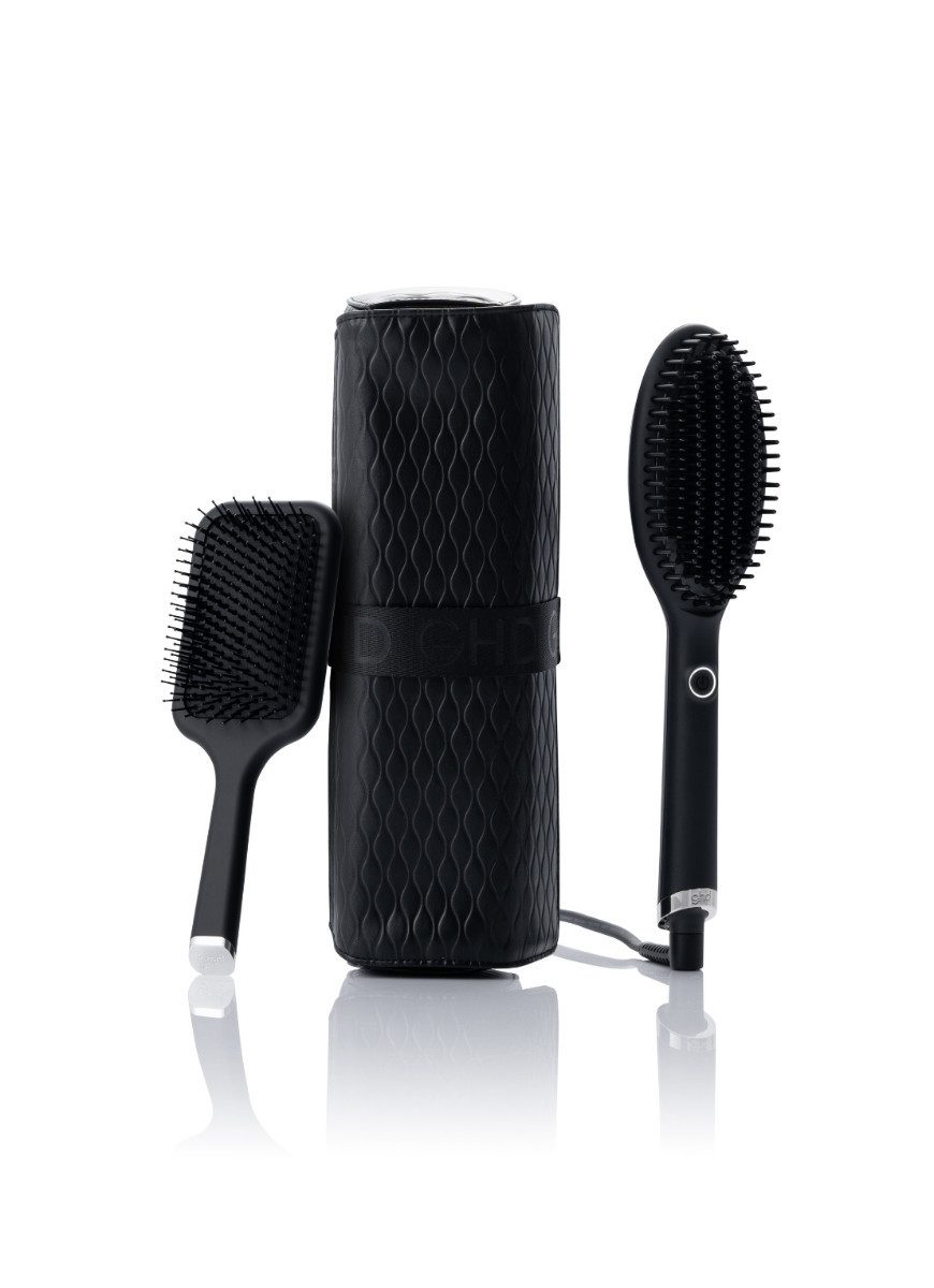Haarbürste ghd Glide Hot Brush Giftset Zwart