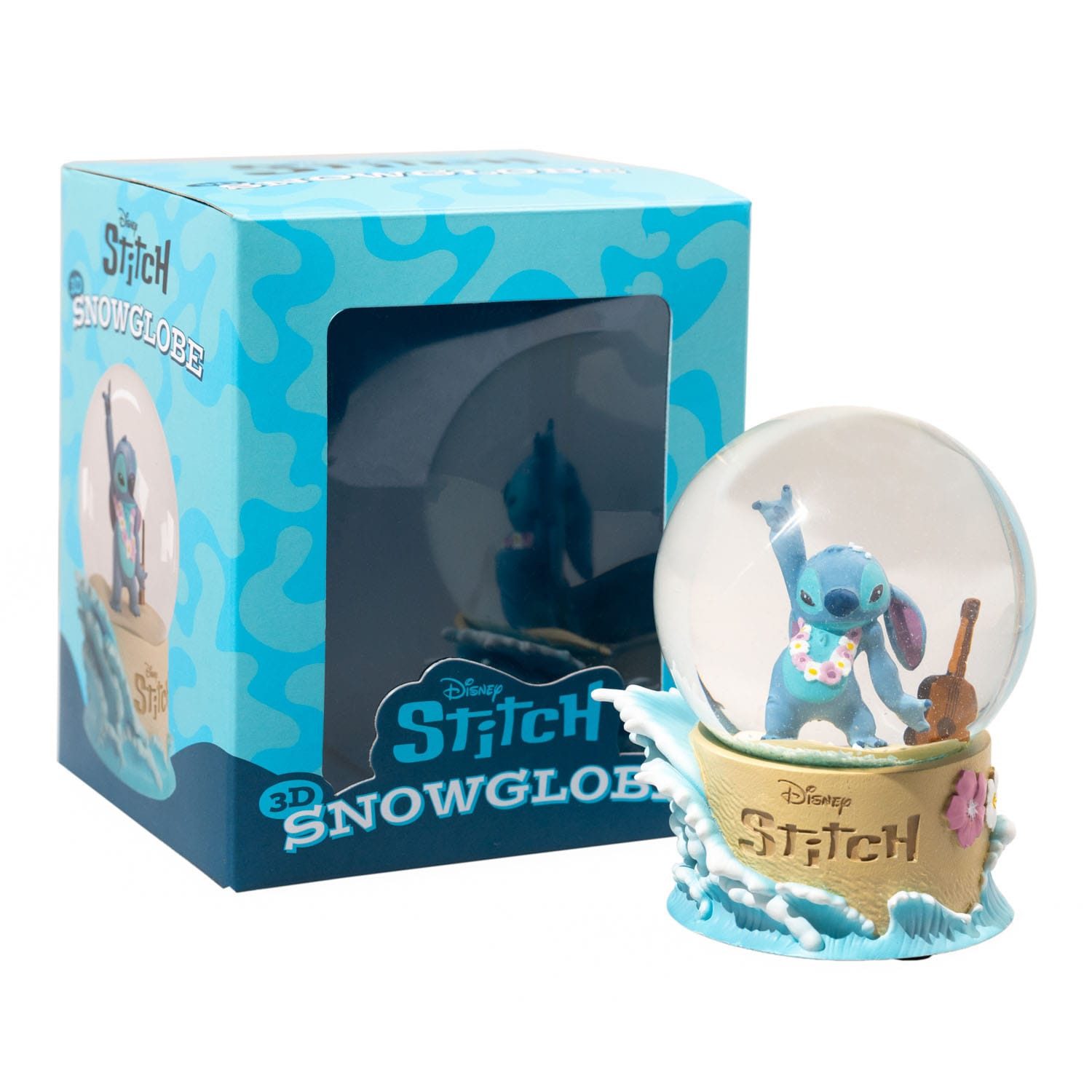 Grupo Erik Schneekugel Stitch Schneekugel (1 St), hochwertige Schneekugel aus Resin und Glas