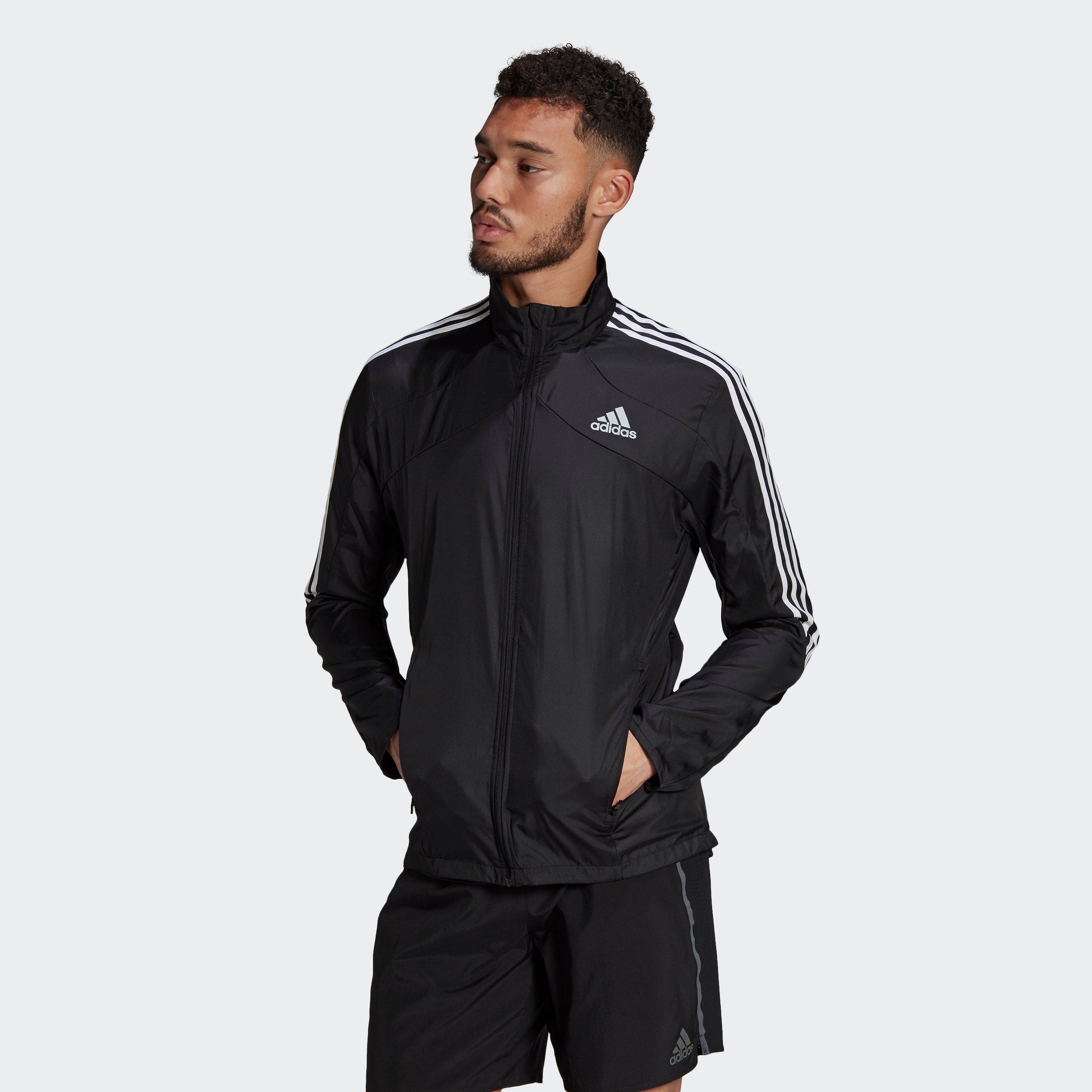 adidas Performance Laufjacke »MARATHON 3-STREIFEN« | OTTO