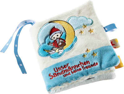 Heunec® Greifspielzeug Stoffbuch Sandmann, mit Bändchen zur Befestigung an Kinderwagen, Babyschale oder Bett