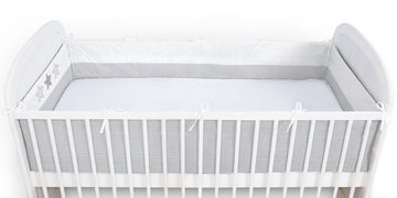 Amilian Bettnestchen Bettumrandung 360x30 cm für Babybett 120 x 60 cm geeignet (rundherum), (Nestchen, Kantenschutz), Umrandungen, Bettausstattung, Bettschlange