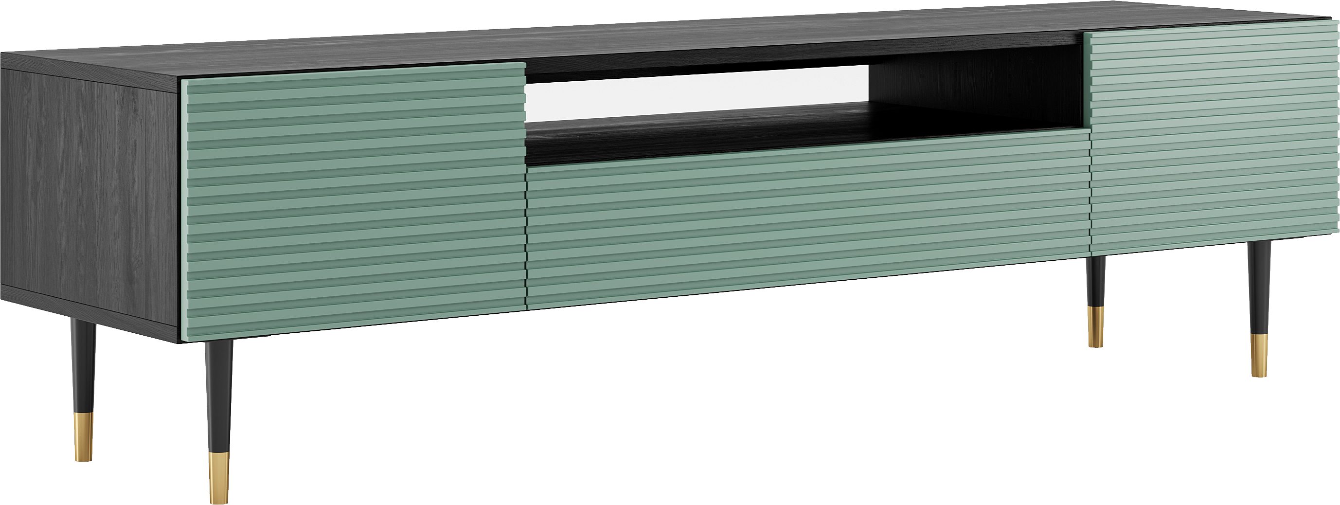 MOEBLO TV-Board RTV Wisteria (Lowboard Fernsehtisch TV Bank TV Tisch Fernseher Tisch TV Möbel)