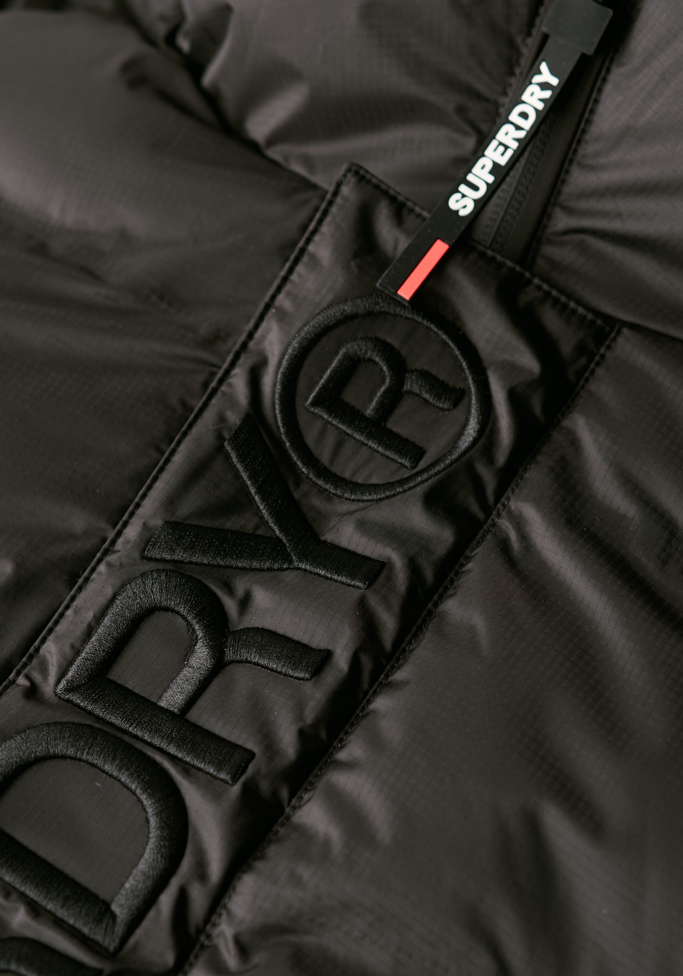 Superdry Steppjacke Hooded City Graphic Puffer Jkt