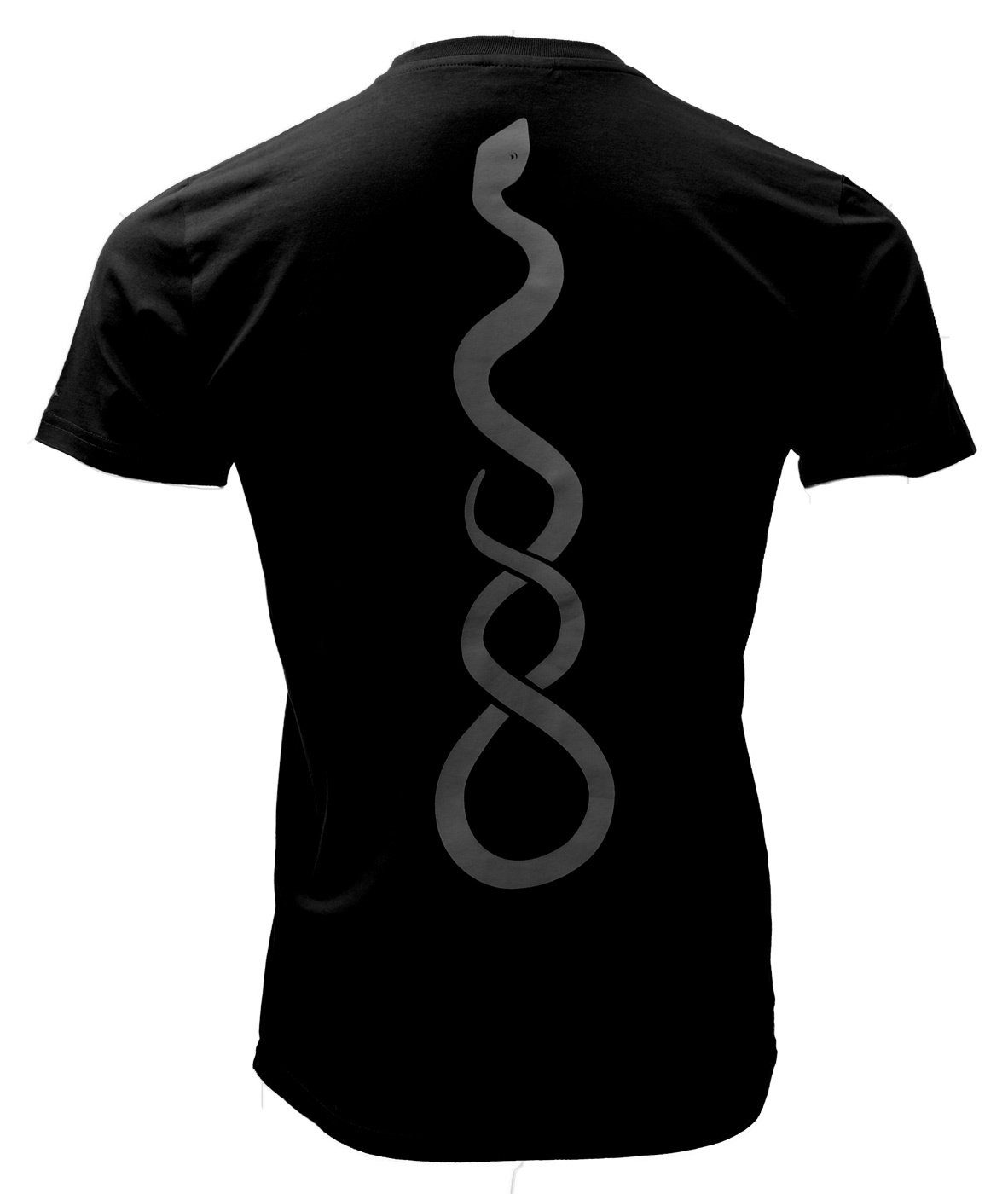 T-Shirt Yoga (Standard, "Kundalini" Kundalini Yogistar Freizeit-Shirt Yogashirt 1-tlg) mit Rückenprint.