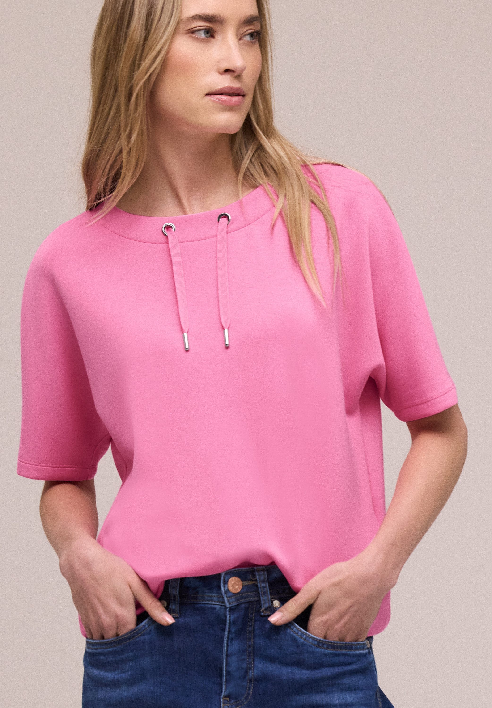 STREET ONE T-Shirt im Silk Look günstig online kaufen