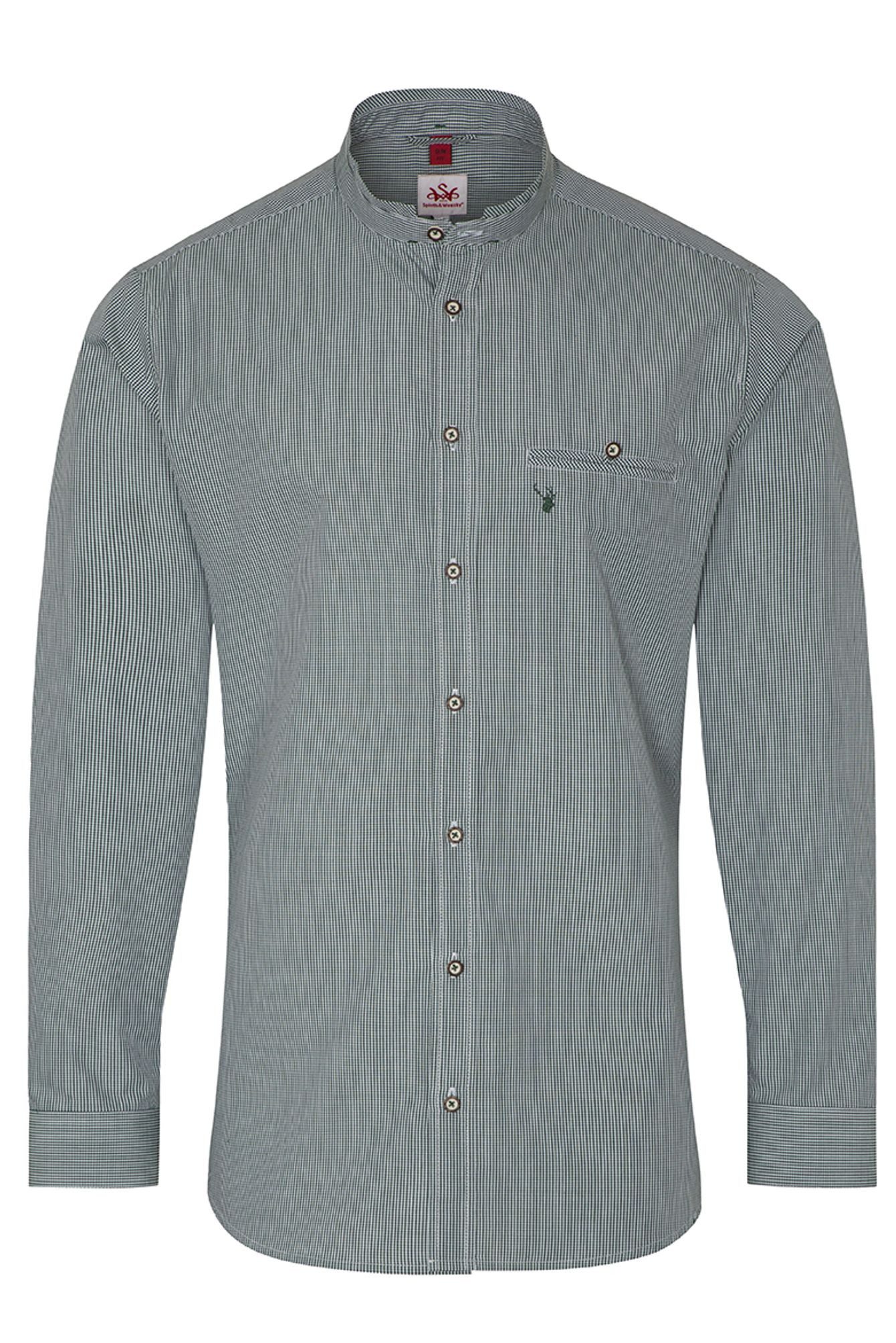 Spieth & Wensky Langarmhemd Alexander-Hemd (401430-0948) regular fitStehkragen