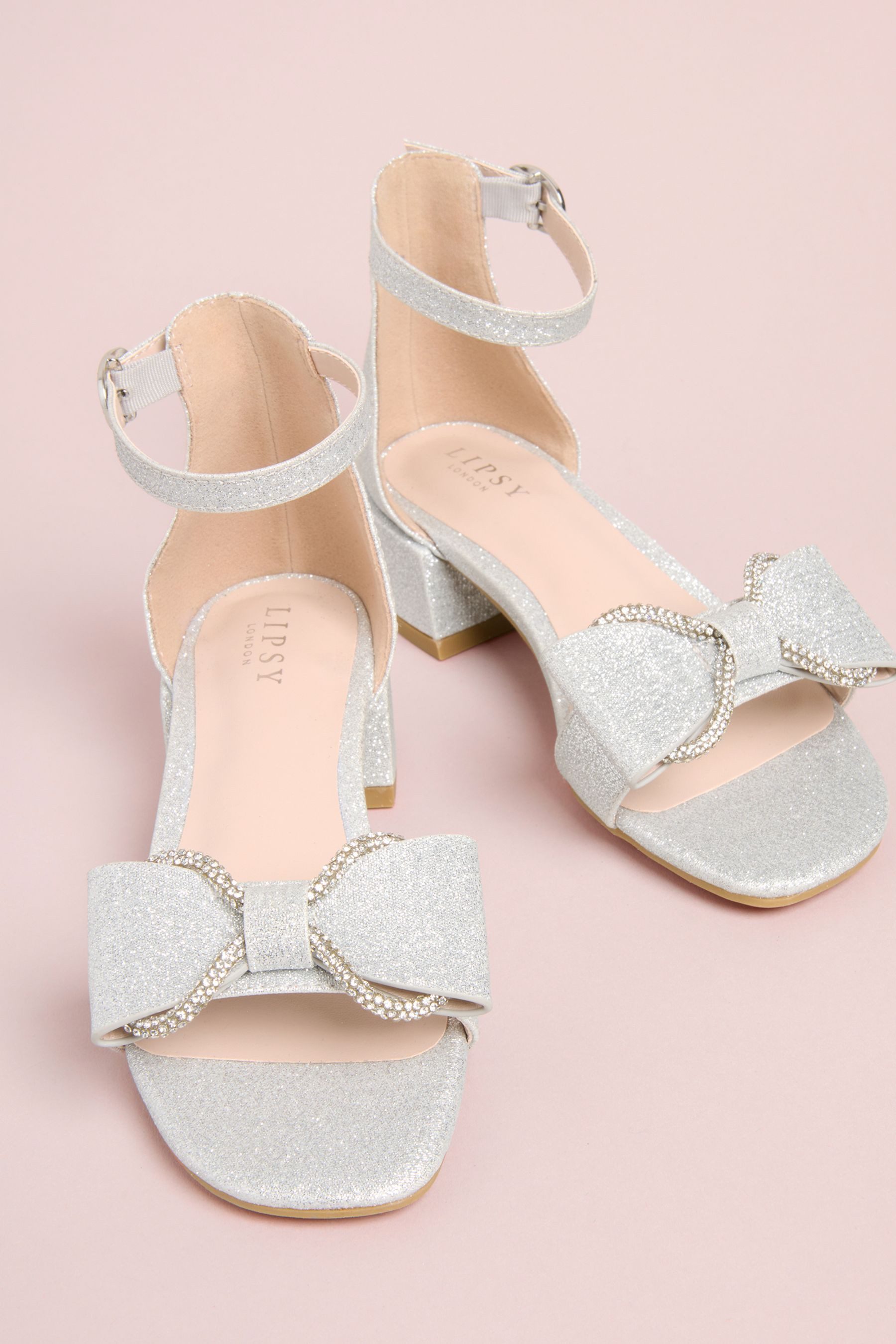 LIPSY Lipsy Blockabsatz-Sandalen, Blumenmädchen Sandalette (1-tlg)