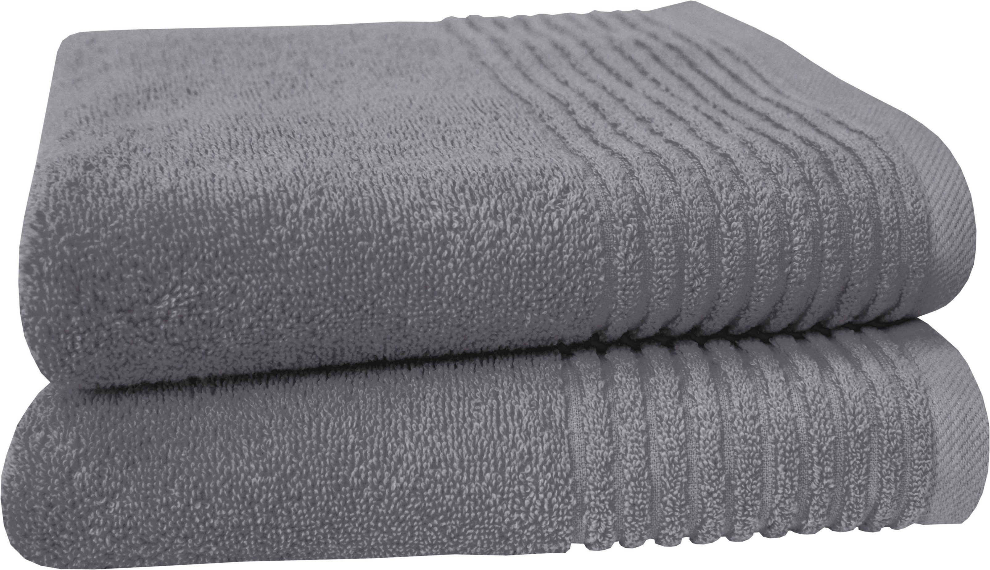 Dyckhoff Handtücher Handtuch-Set BRILLANT 2-tlg., Baumwolle, 50x100 cm, Frottier (Packung, 2-St), Baumwolle