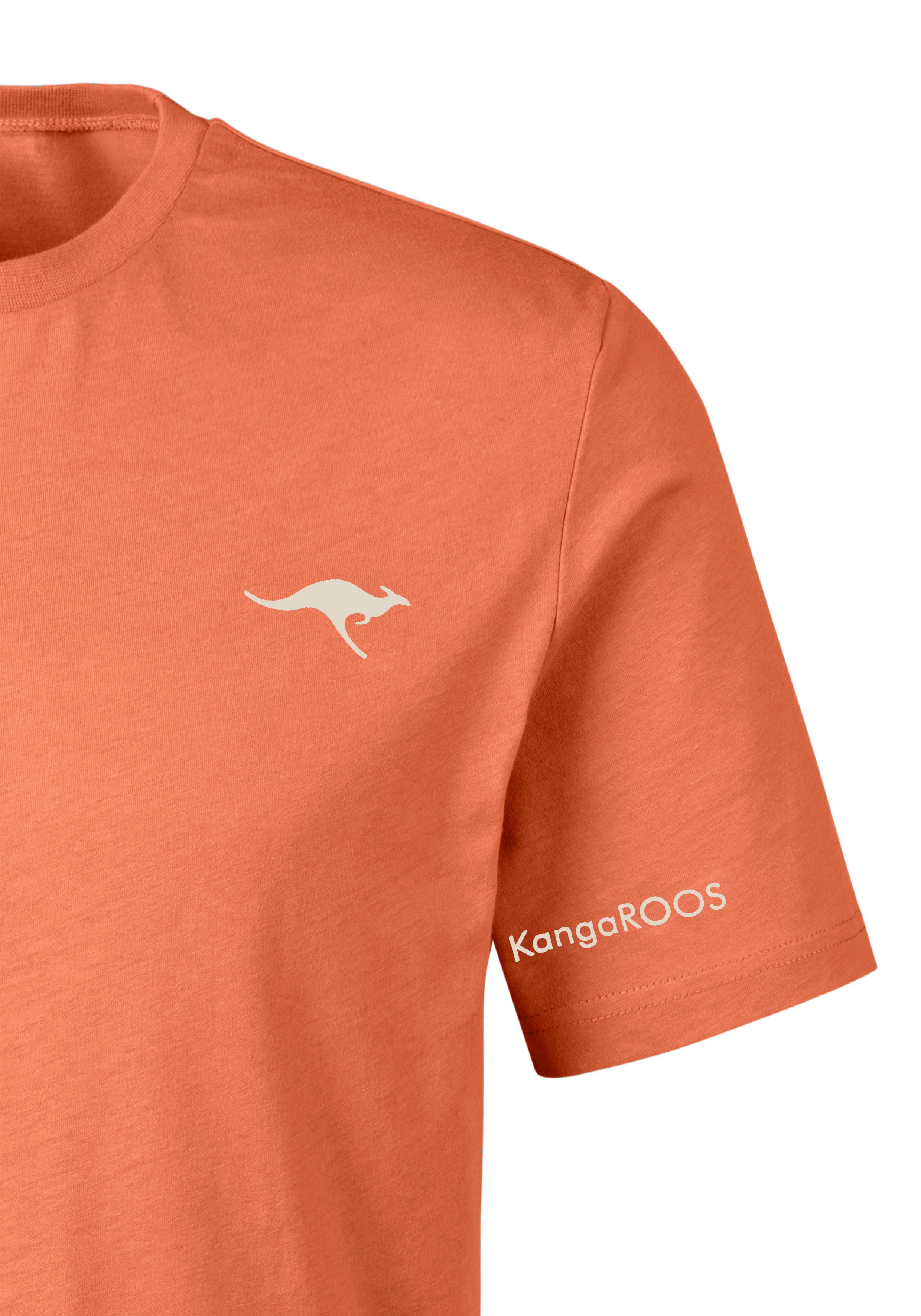 KangaROOS T-Shirt (2er-Pack) mit KangaROOS Print auf der Brust