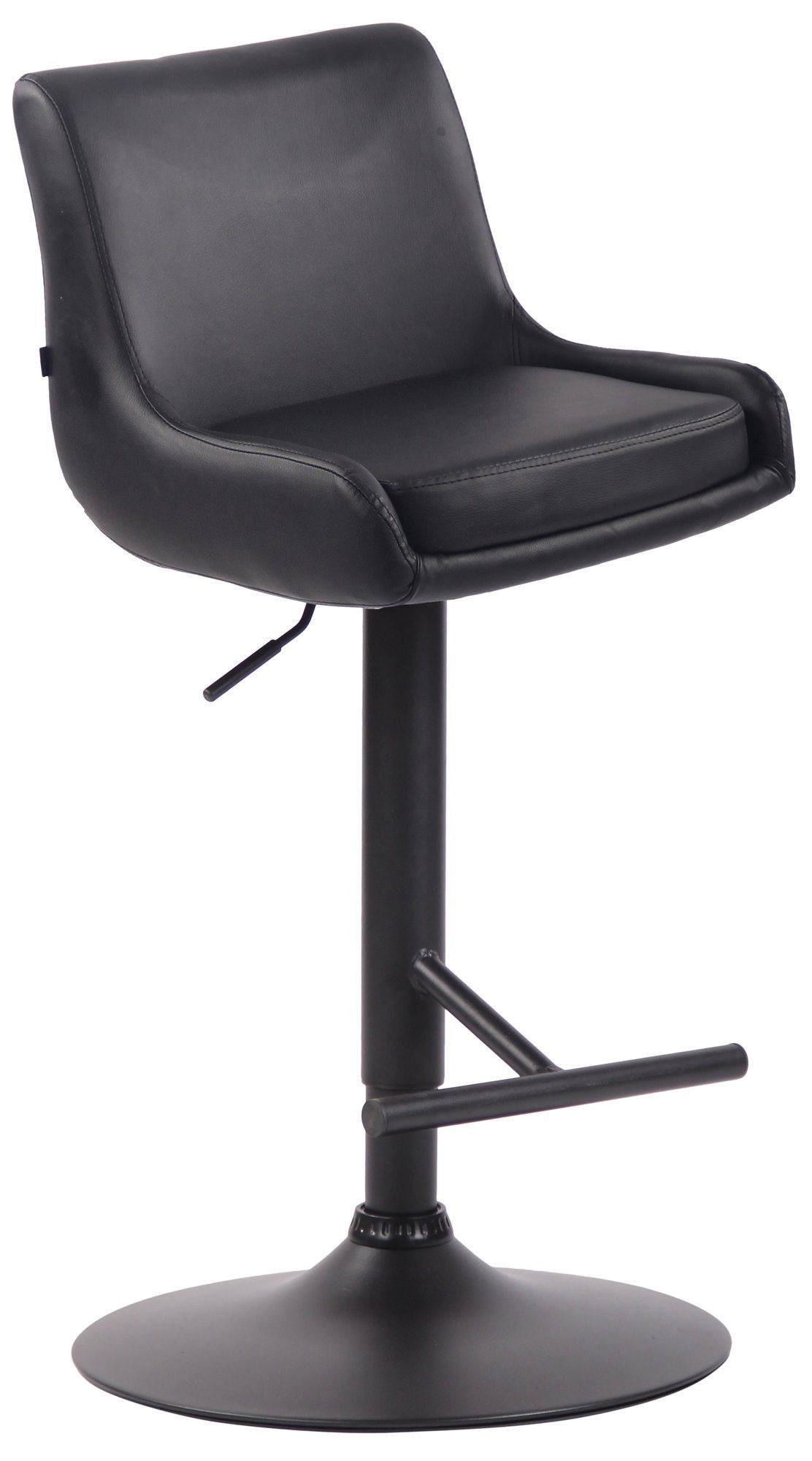 Barhocker Barhocker Club Kunstleder schwarz