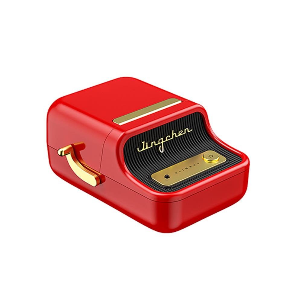 NIIMBOT B21 Etikettendrucker, (Bluetooth, portabel, schwarzer Thermodruck, zum Beschriften)