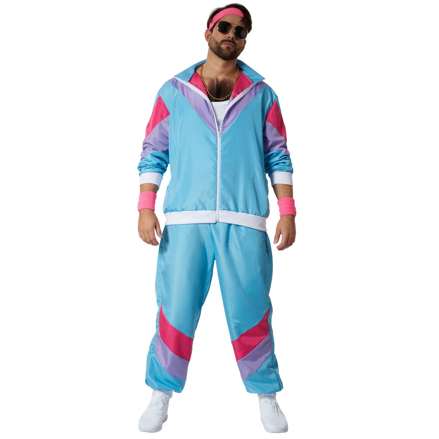 dressforfun Kostüm Herrenkostüm, Jacke und Hose in auffälligen Farben.