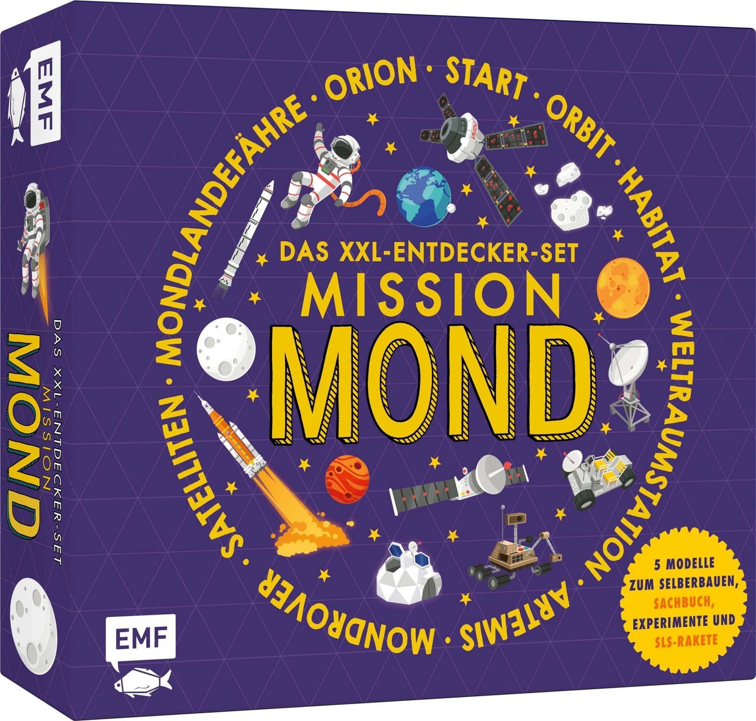 Das XXL-Entdecker-Set – Mission Mond: 5 Modelle zum Selberbauen, Sachb / Ben Hubbard