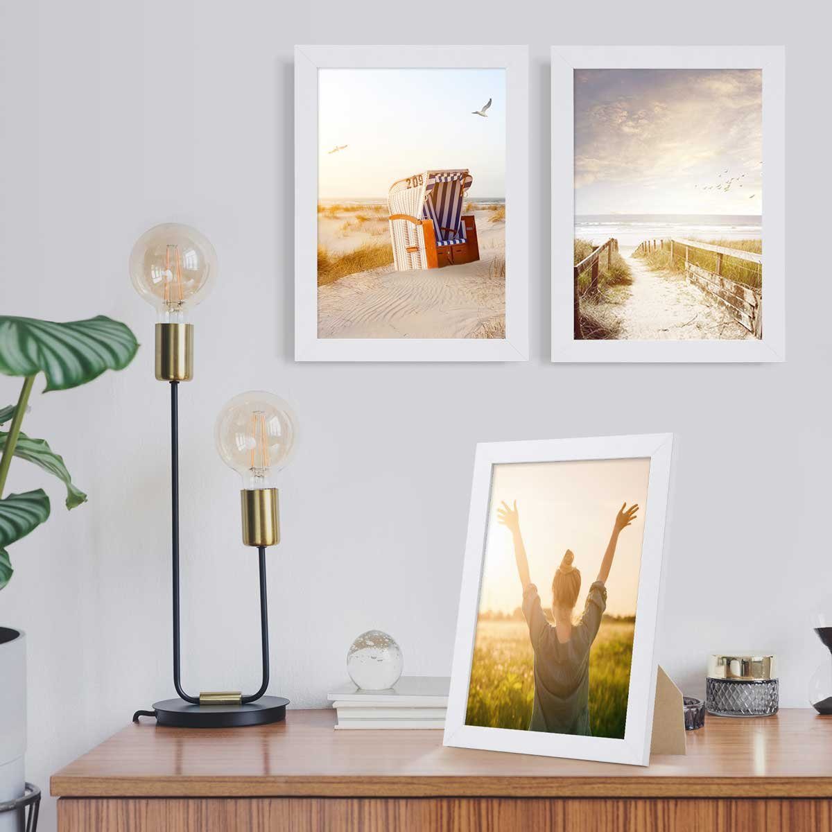 PHOTOLINI Bilderrahmen 3er Set breite Rahmen, günstig online kaufen