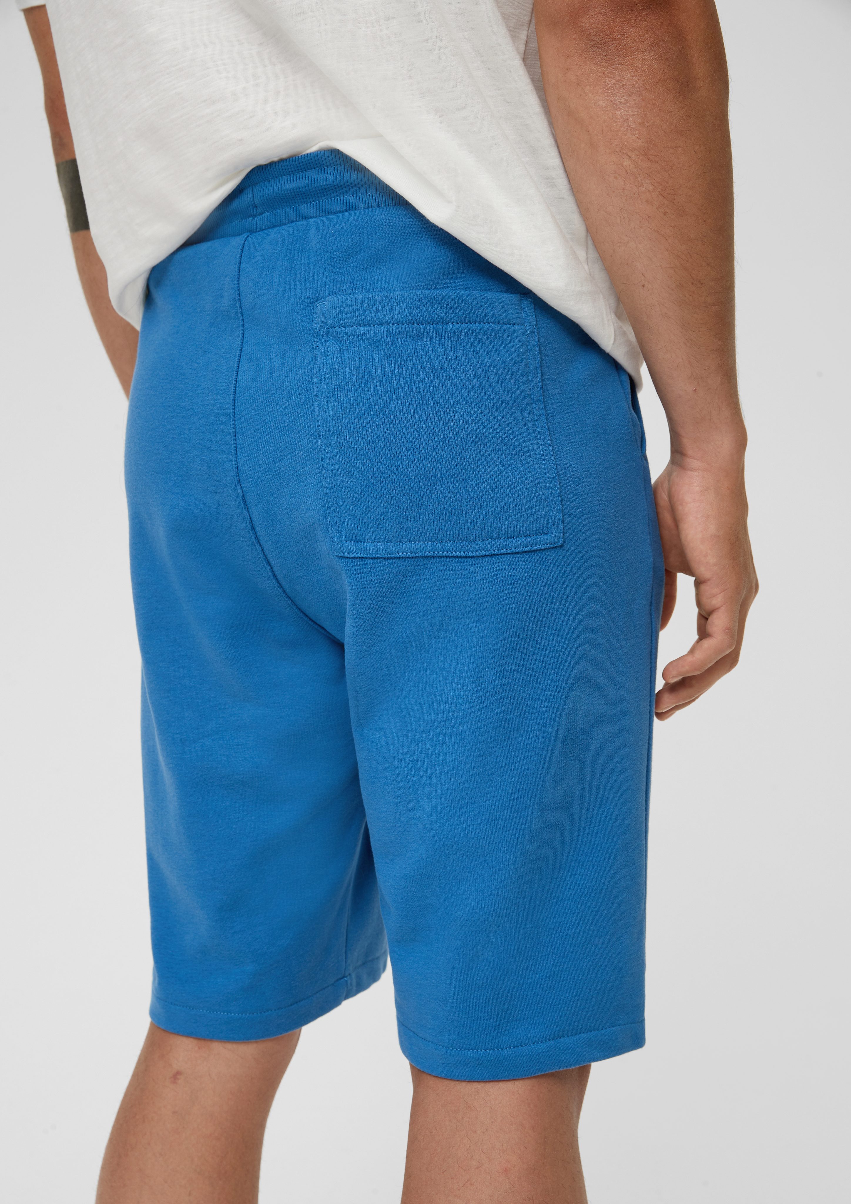 Relaxed: royalblau Bermuda-Jogger Bermudas s.Oliver