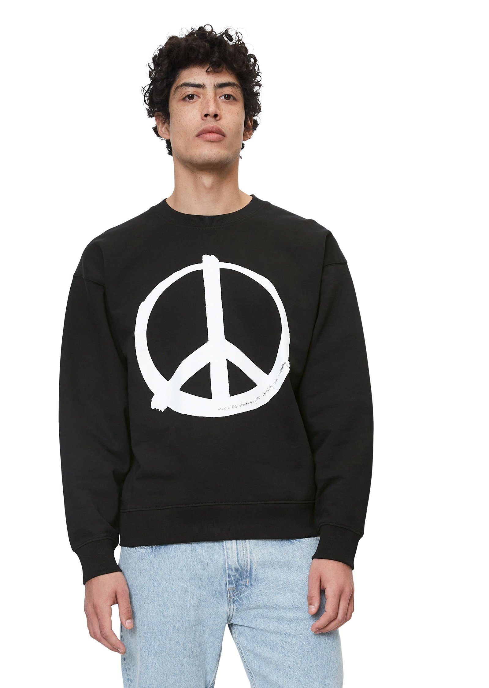 Marc O'Polo Sweatshirt mit Peace-Print