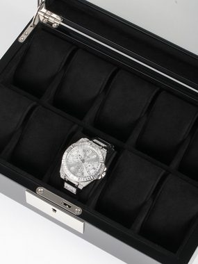 Rothenschild Uhrenbox Rothenschild Uhrenbox RS-2386-10BL für 10 Uhren schwarz