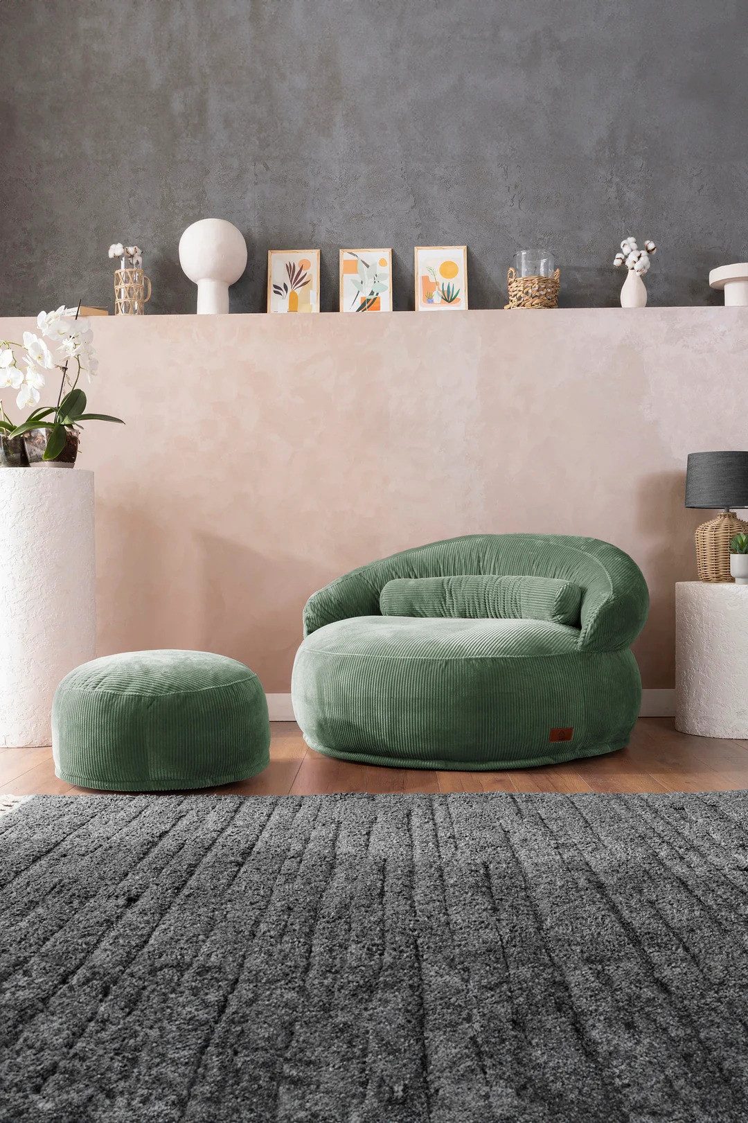 Wuuh Pouf Wuuh Felix Pouf, Soft-Pouf, Sitzhocker, Einzelsessel