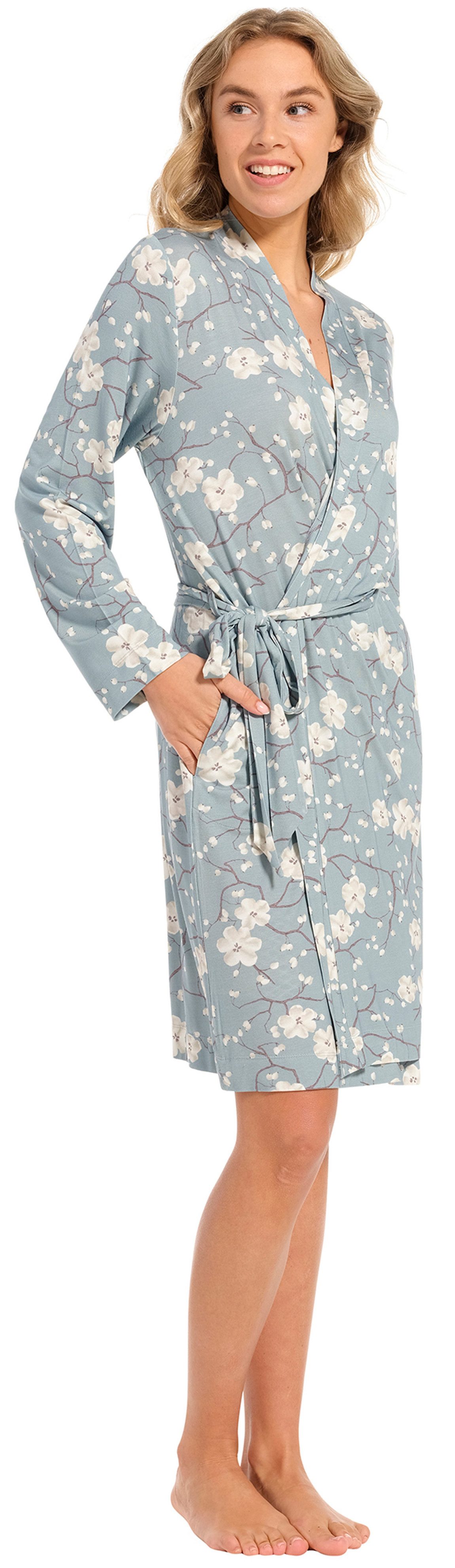 Pastunette Kimono Damen Hausmantel, Midi, Viskosemischung, günstig online kaufen