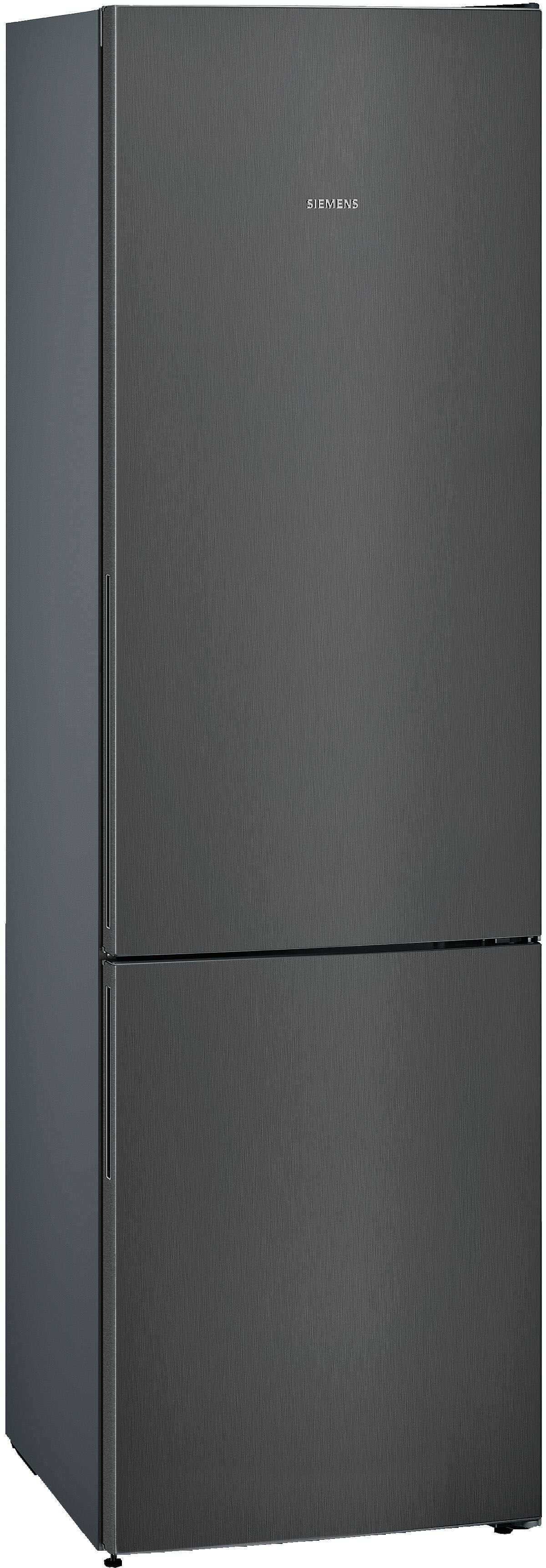 SIEMENS Kühl-/Gefrierkombination iQ500 KG39E8XBA, 201 cm hoch, 60 cm breit, lowFrost, hyperFresh Schublade, bigBox, LED-Licht, Flaschenregal