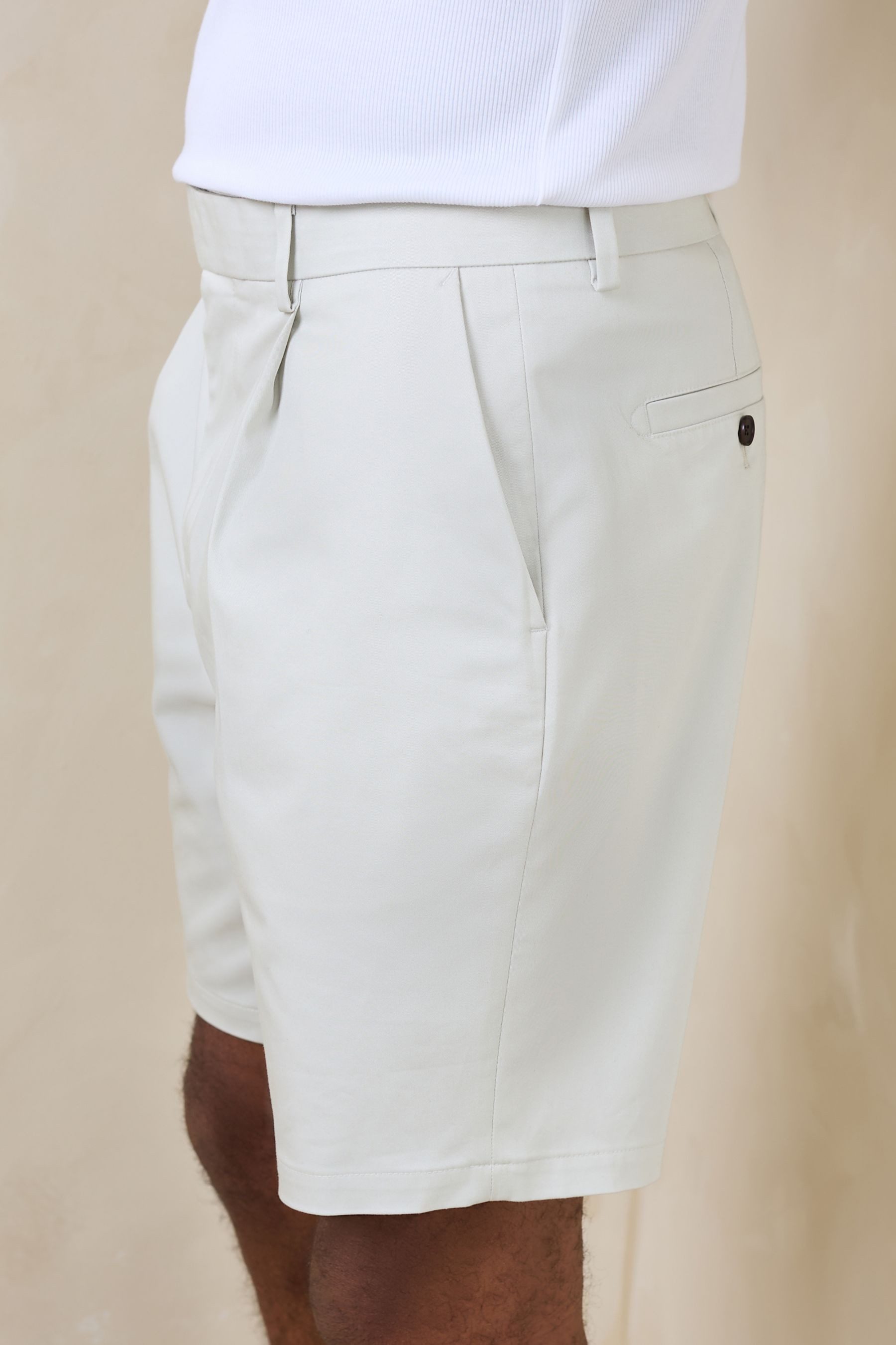 Next Shorts Elegante Chino-Shorts mit Bundfalten (1-tlg)
